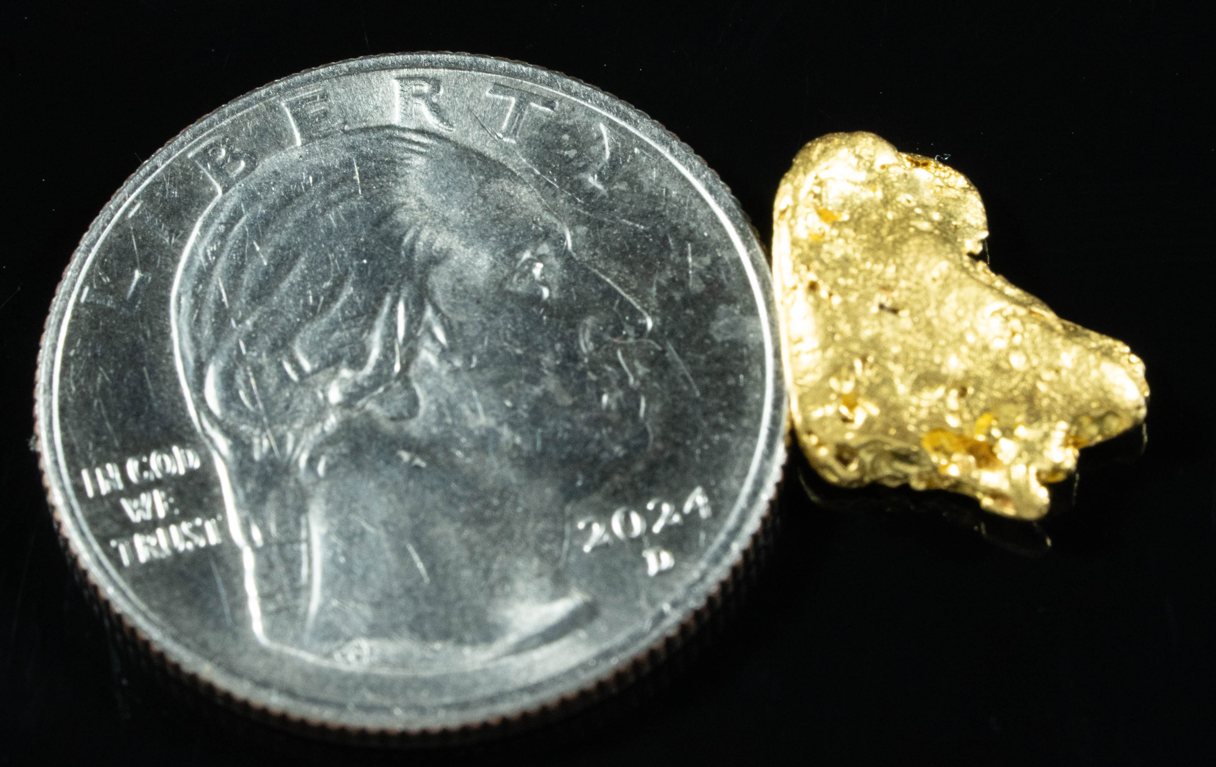 #929 Natural Gold Nugget Australian 2.87 Grams Genuine