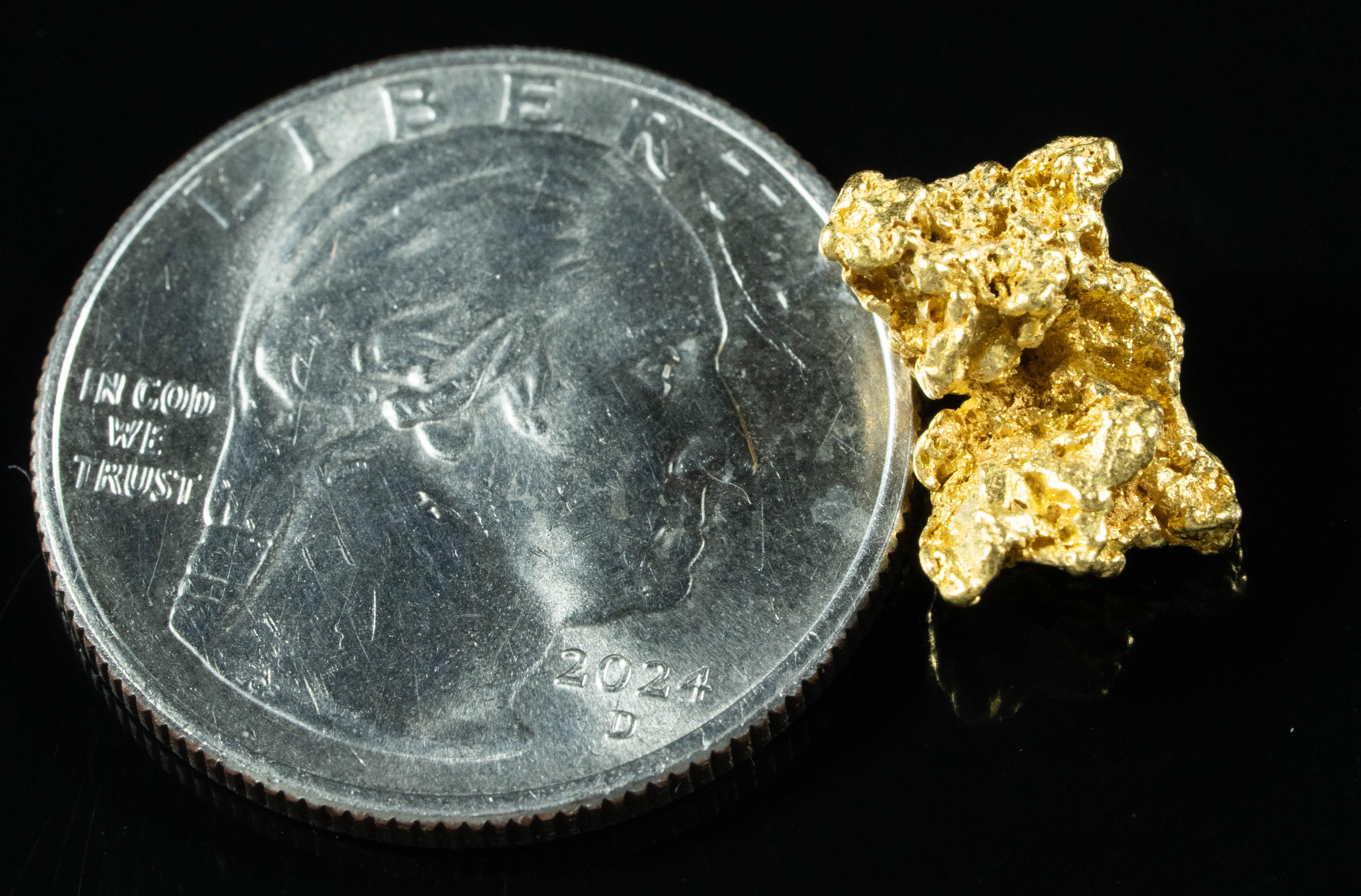 #935 Natural Gold Nugget Australian 2.95 Grams Genuine