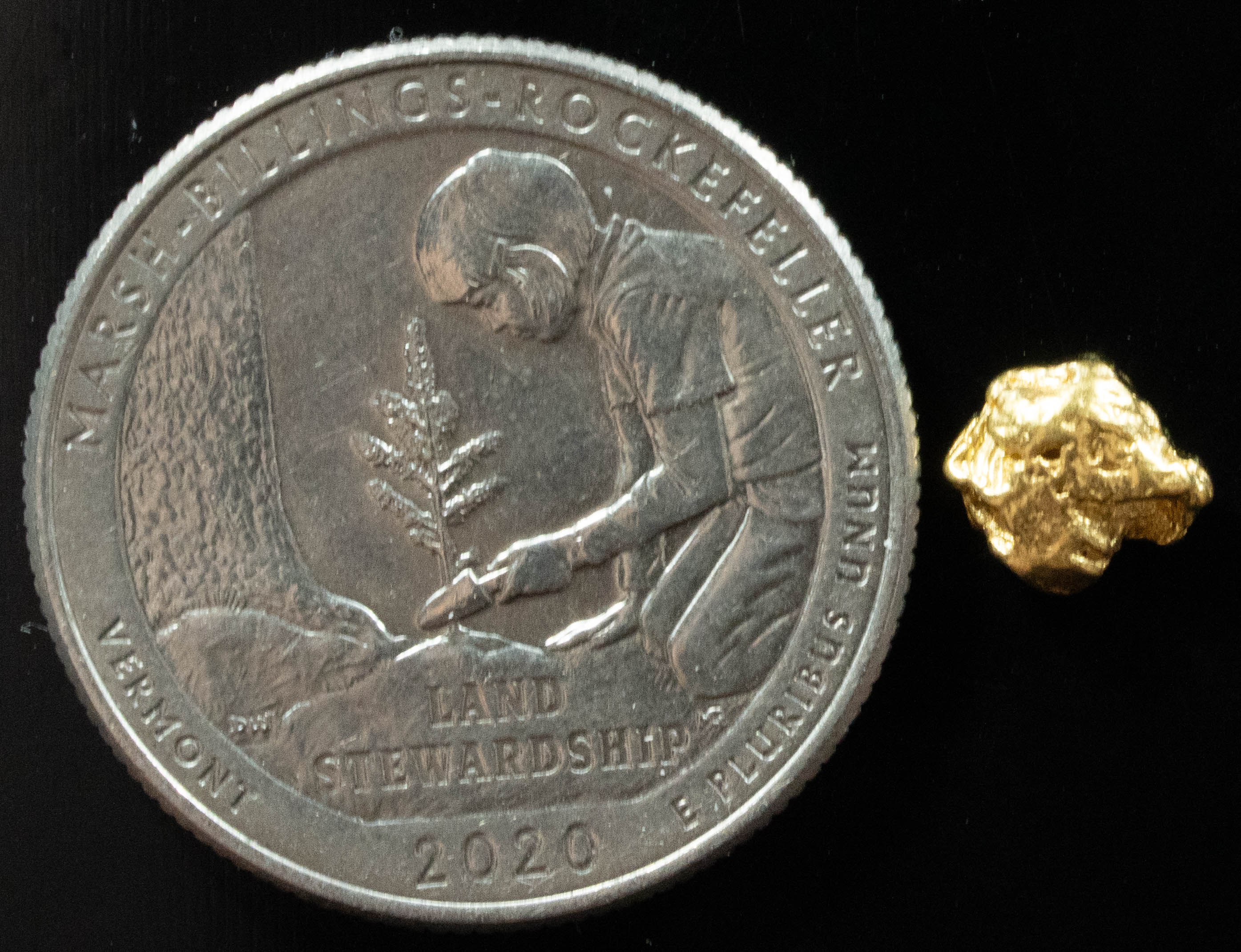 #77 Alaskan BC Natural Gold Nugget .657 Grams Genuine