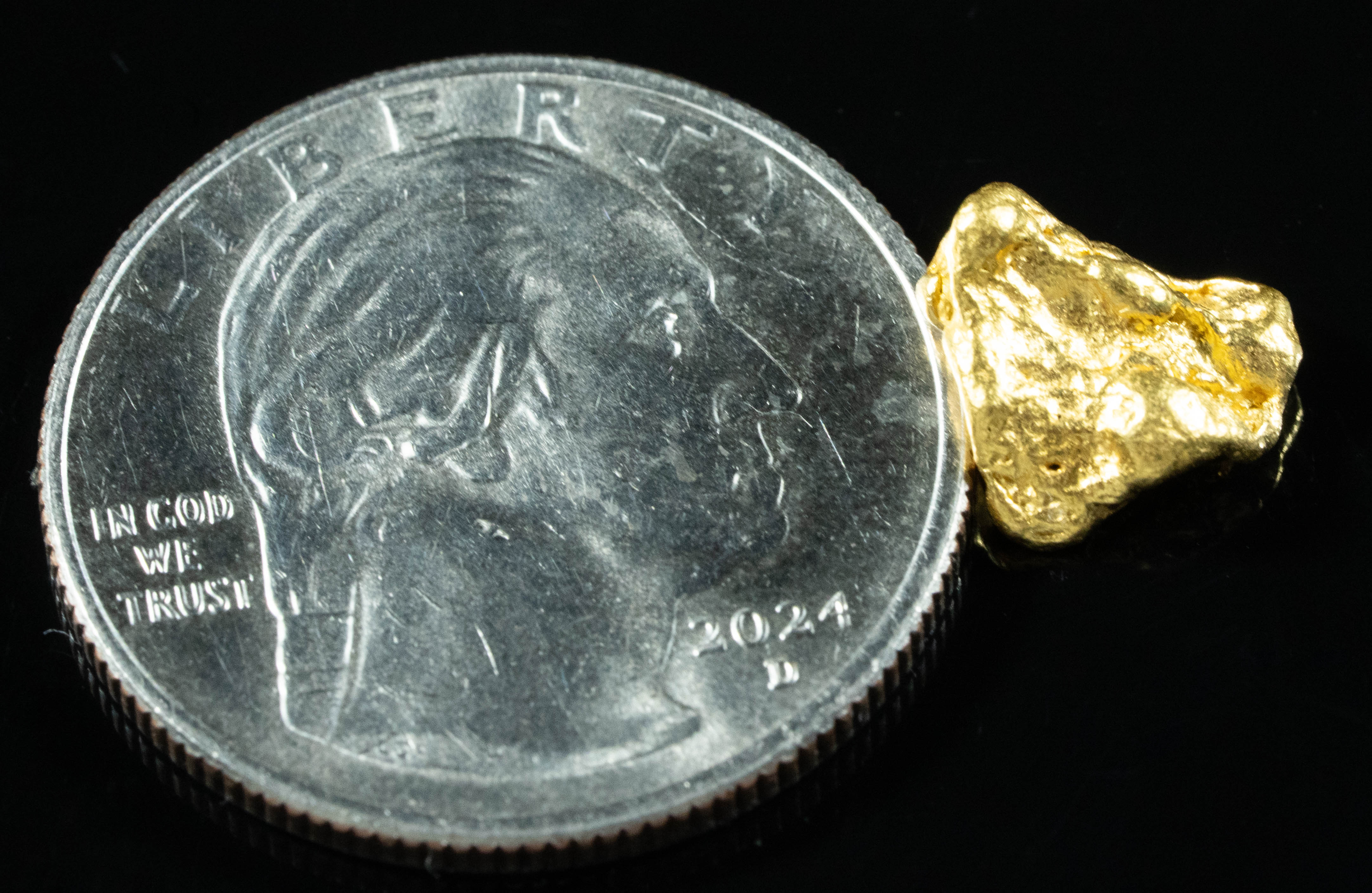 #940 Natural Gold Nugget Australian 2.17 Grams Genuine