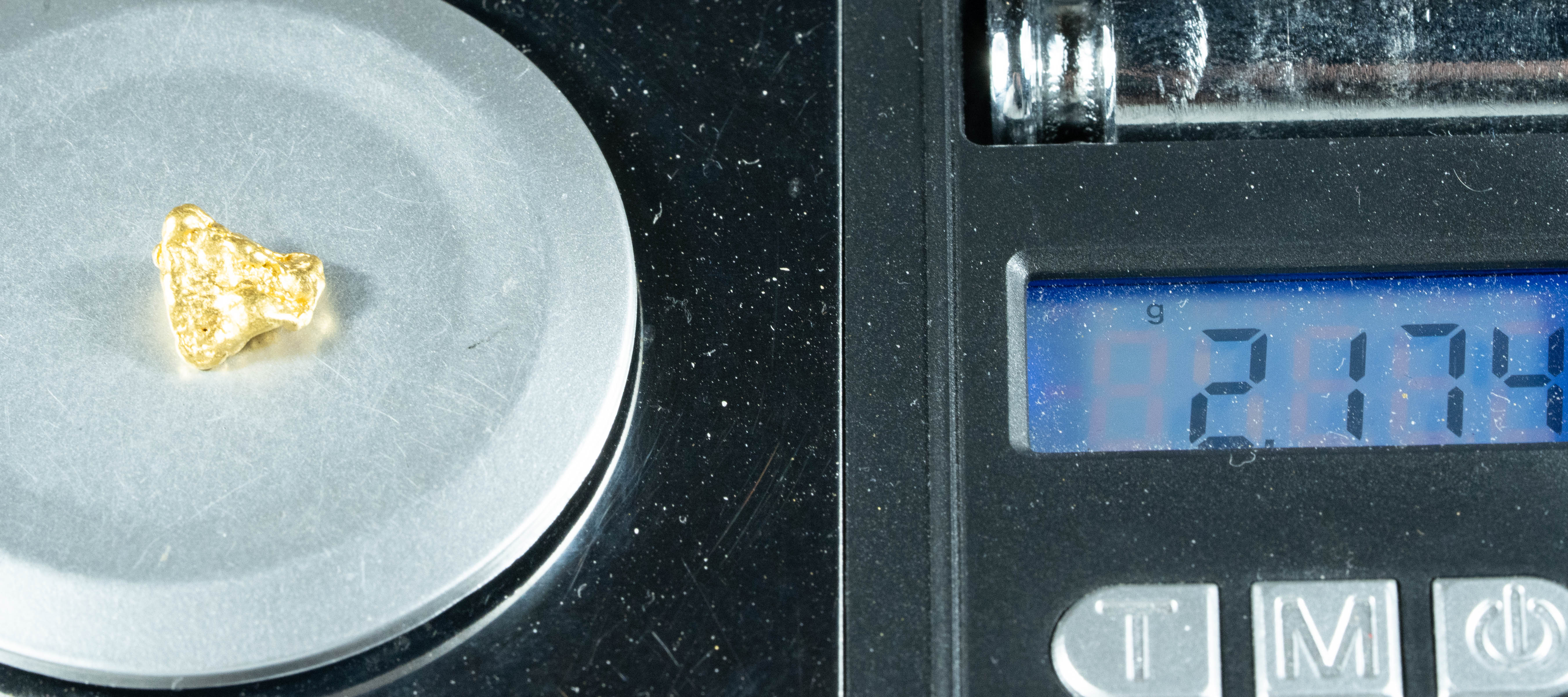 #940 Natural Gold Nugget Australian 2.17 Grams Genuine