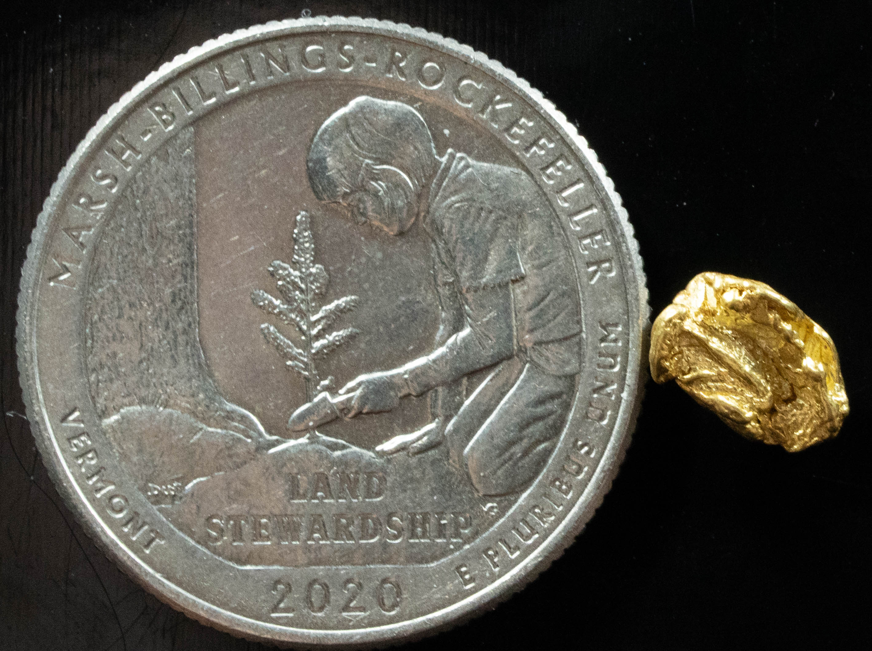 #126 Alaskan BC Natural Gold Nugget .727 Grams Genuine