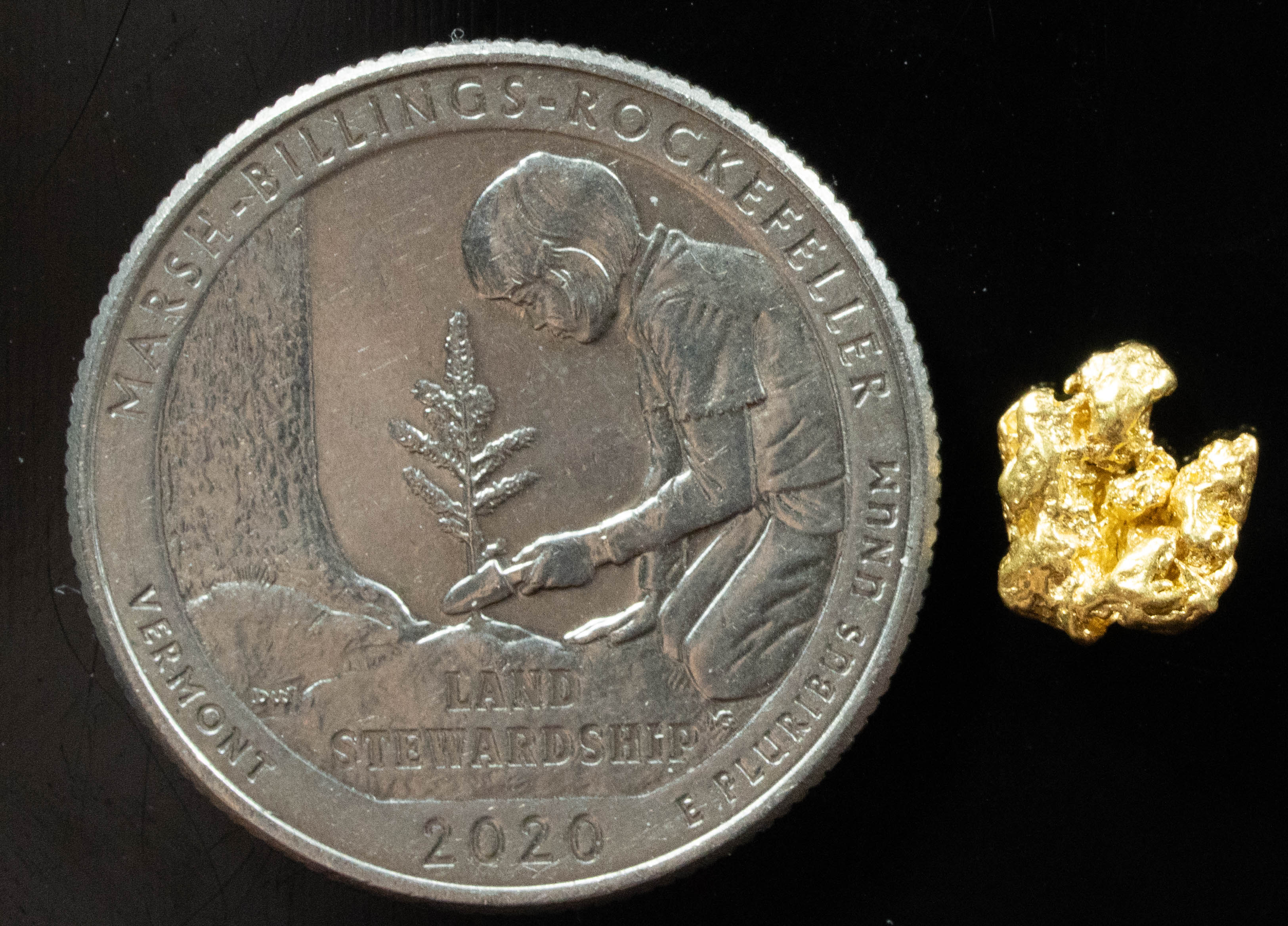 #29 Alaskan BC Natural Gold Nugget .857 Grams Genuine