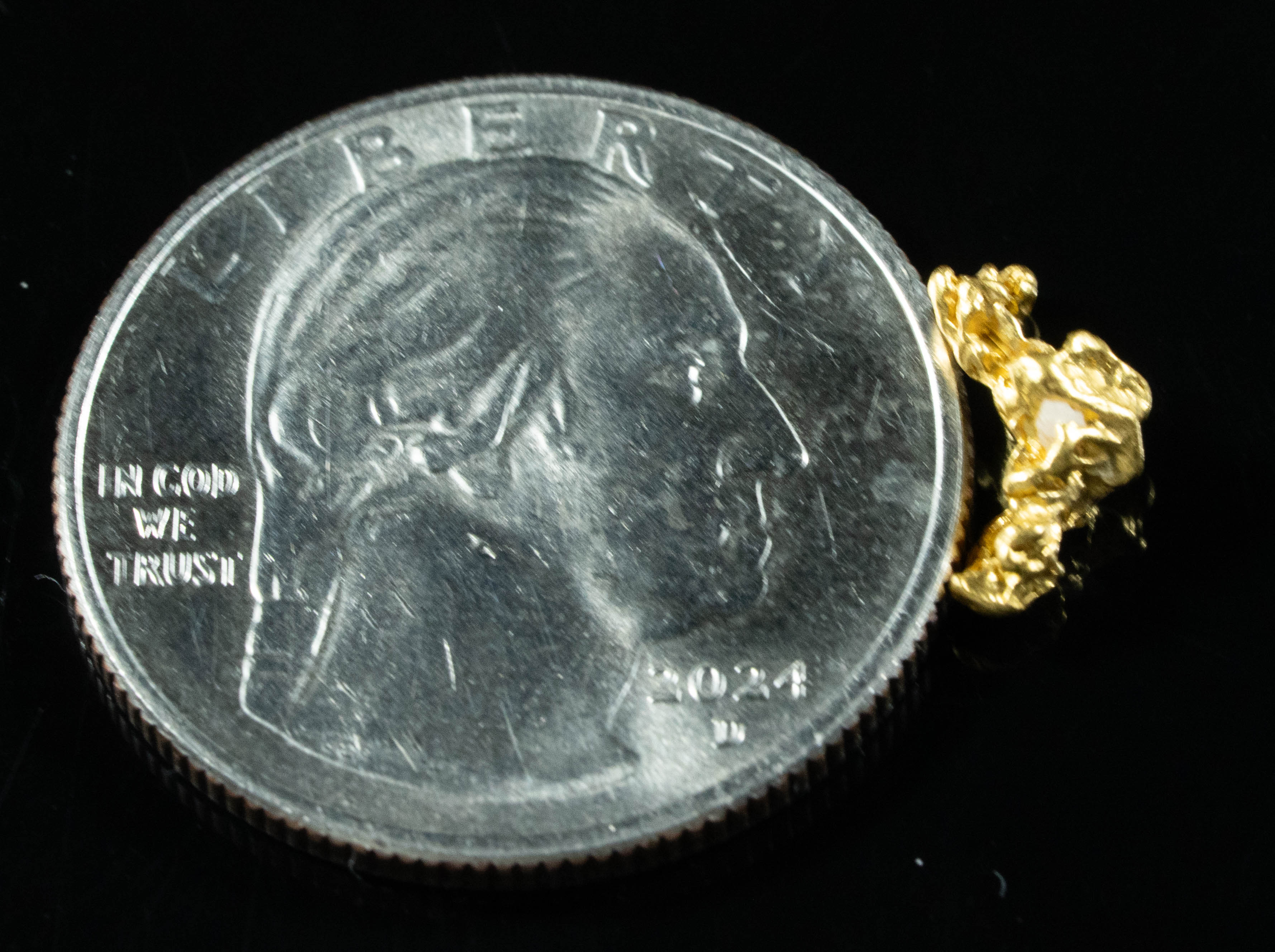 #782 Natural Gold Nugget Australian .74 Grams Genuine