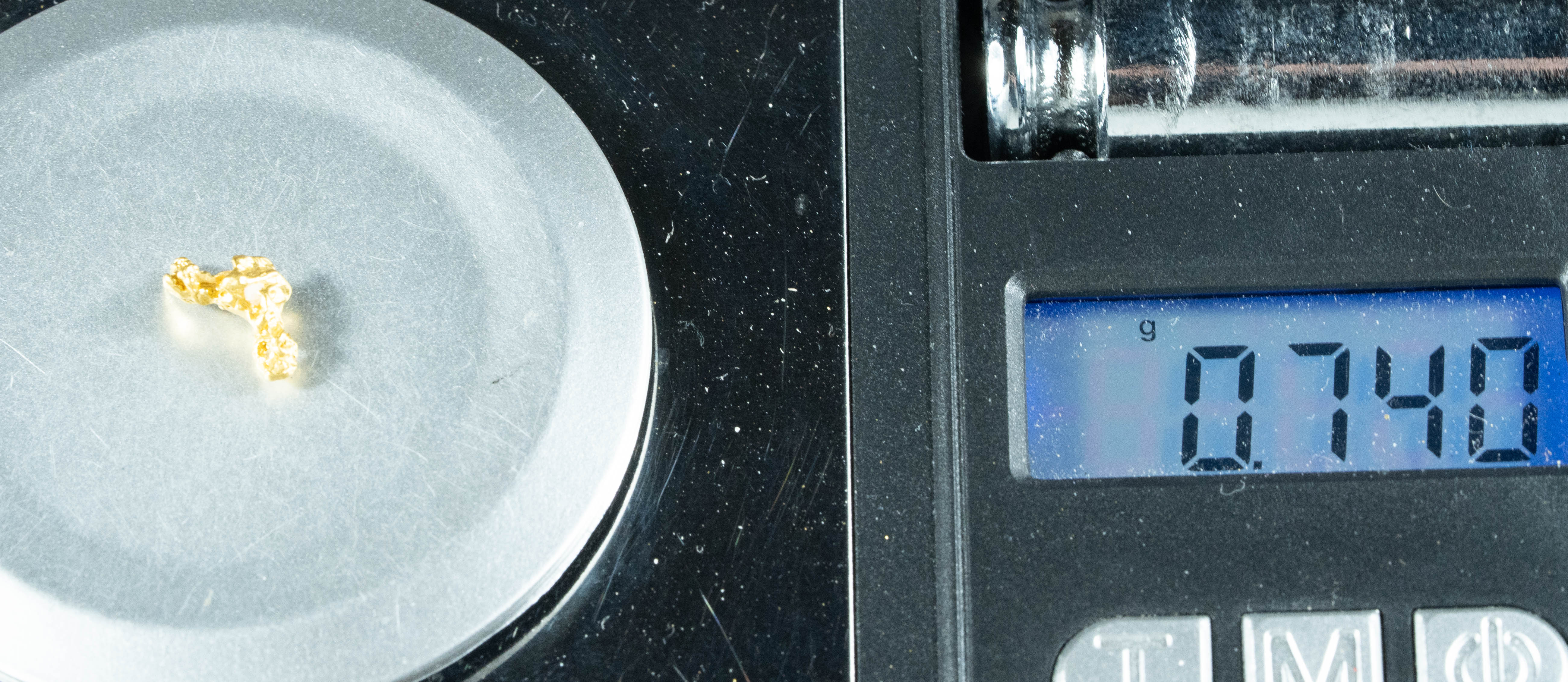 #782 Natural Gold Nugget Australian .74 Grams Genuine