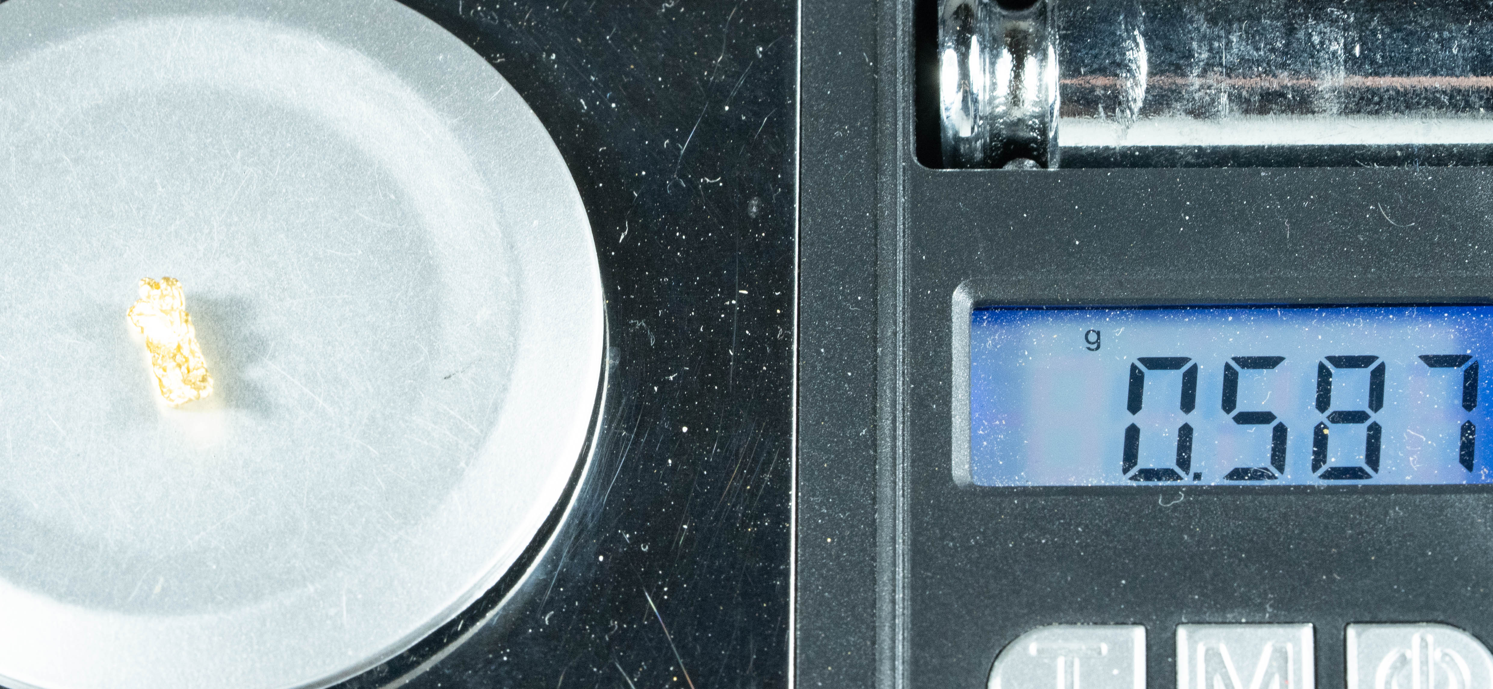 #784 Natural Gold Nugget Australian .58 Grams Genuine