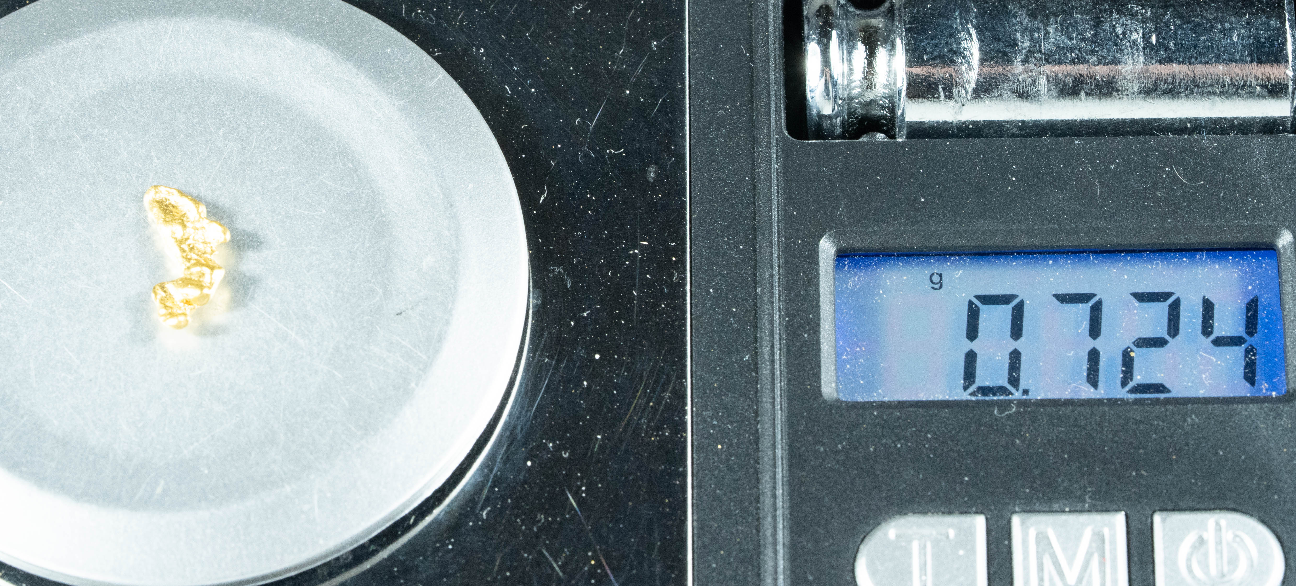 #786 Natural Gold Nugget Australian .72 Grams Genuine