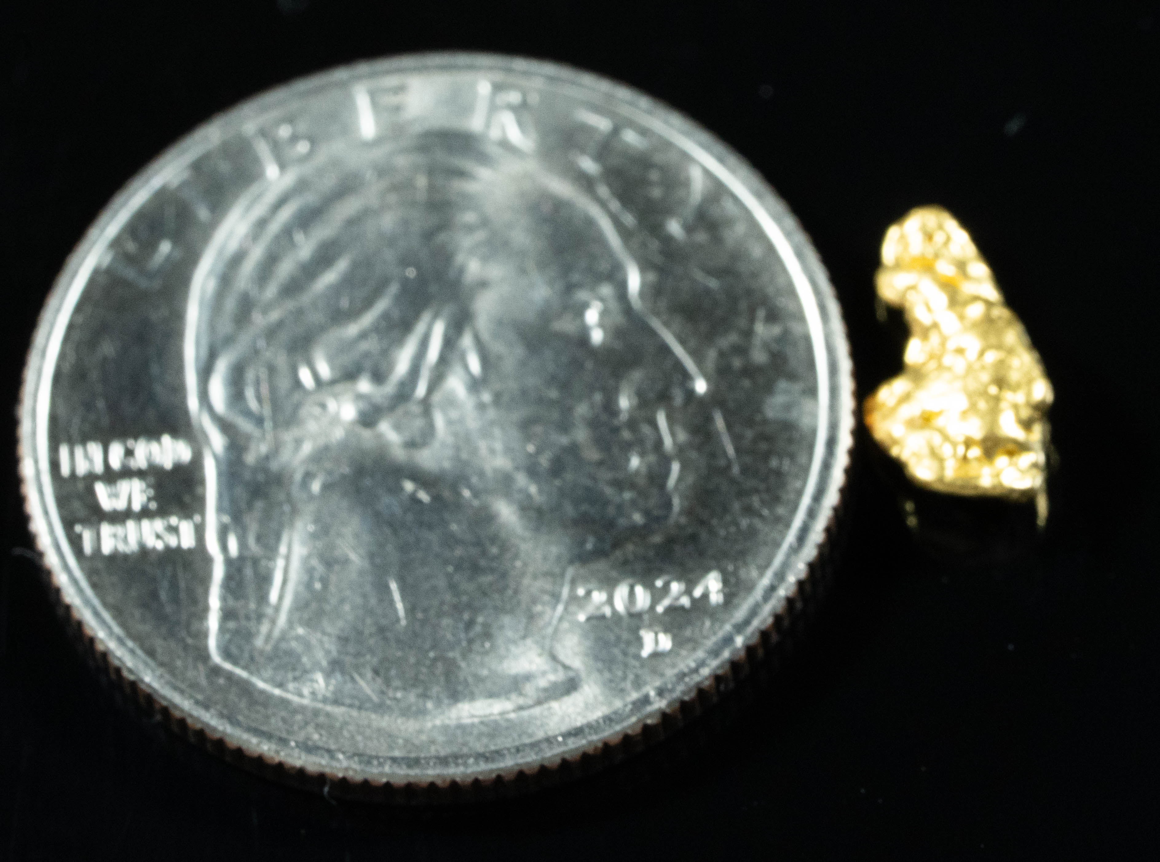 #787 Natural Gold Nugget Australian .67 Grams Genuine