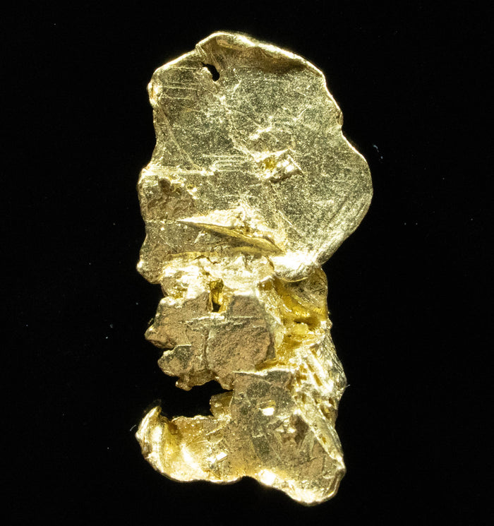 L-11 Exotic Leaf Alaskan BC Natural Gold Nugget .93 Grams Genuine