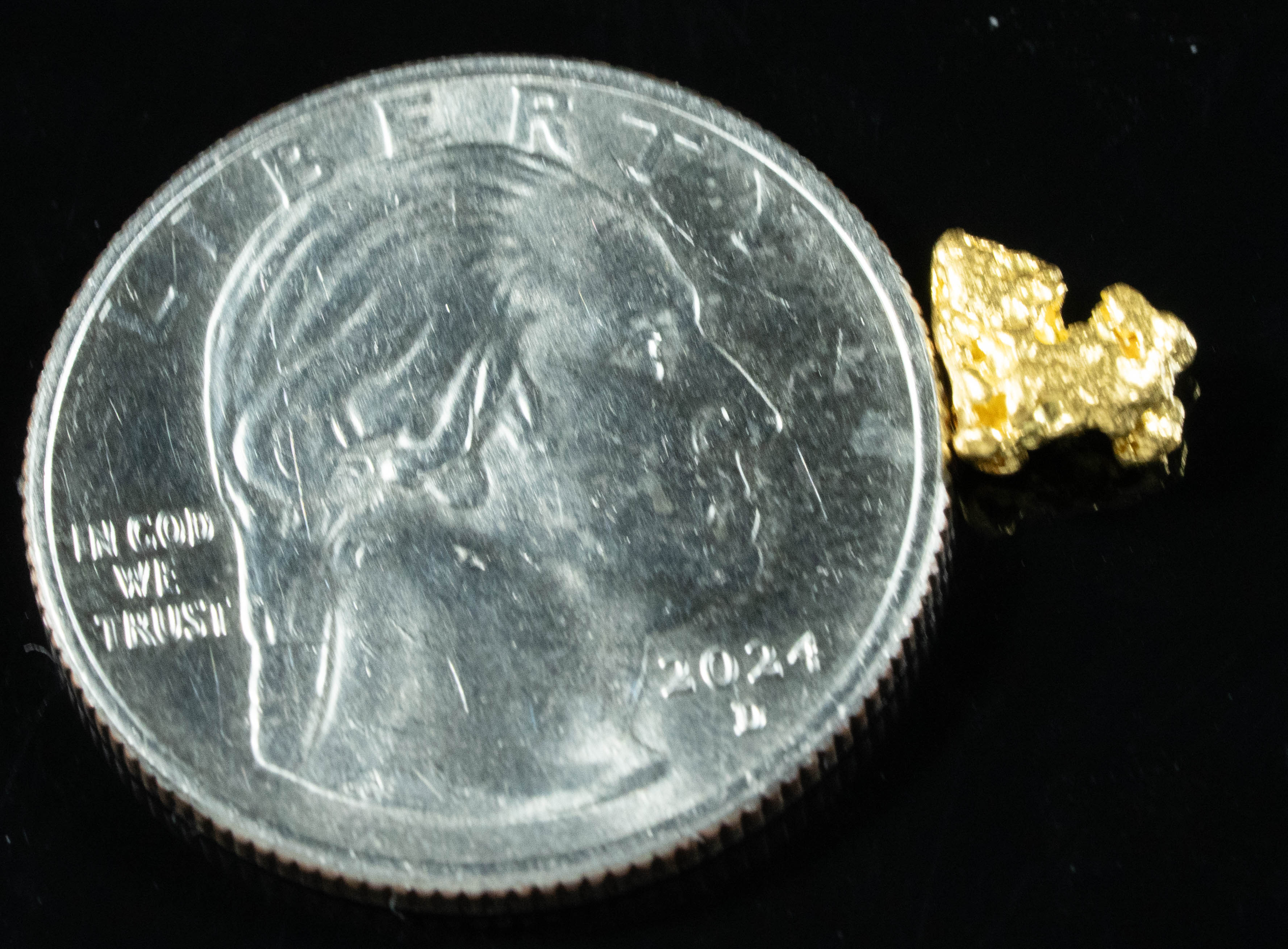 #793 Natural Gold Nugget Australian .81 Grams Genuine