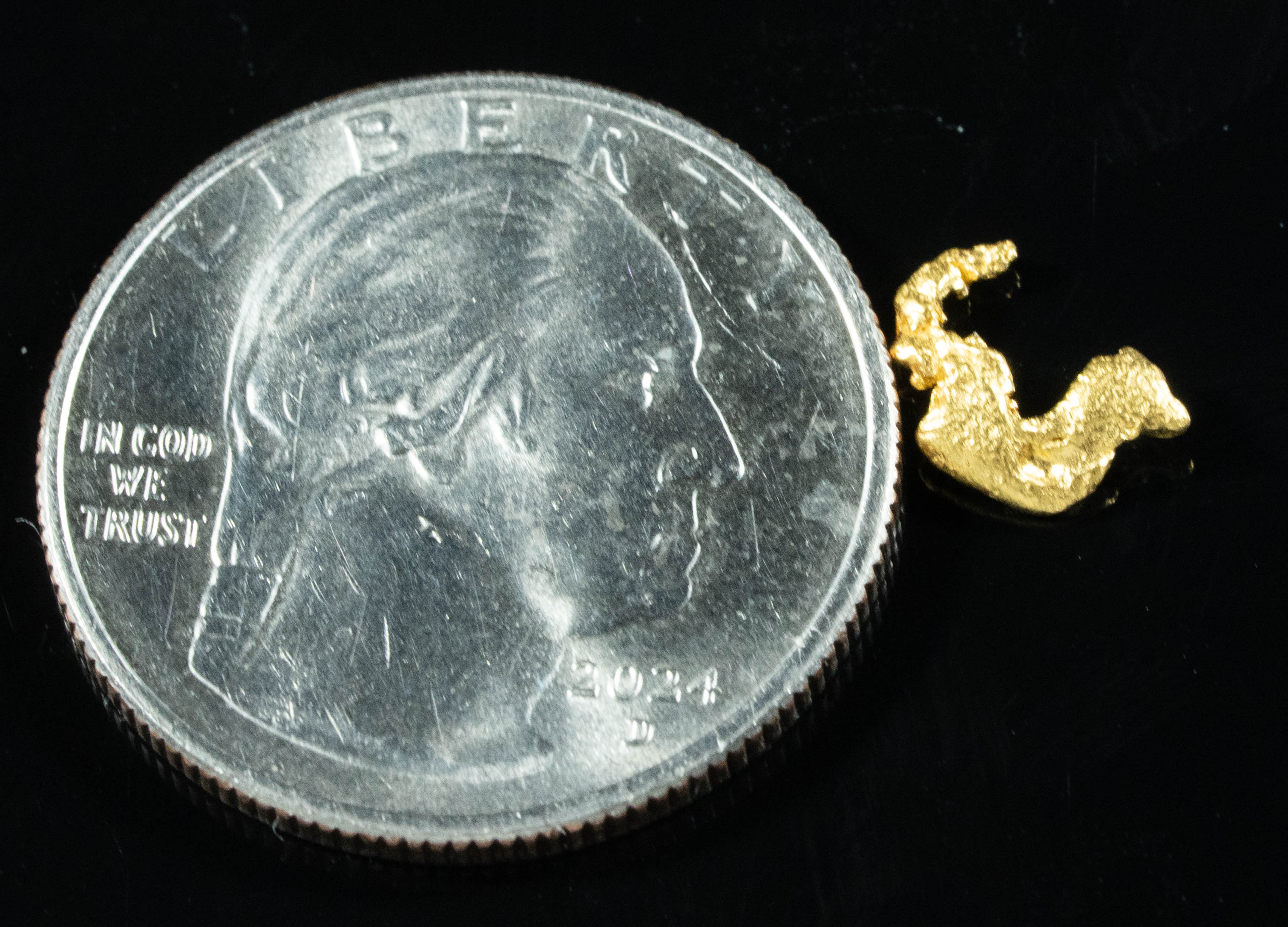 #794 Natural Gold Nugget Australian .44 Grams Genuine