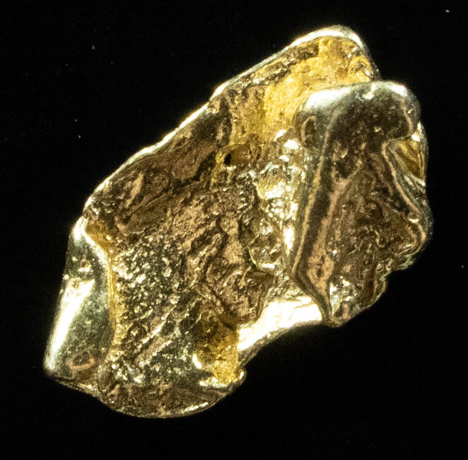 L-16 Exotic Leaf Alaskan BC Natural Gold Nugget .477 Grams Genuine
