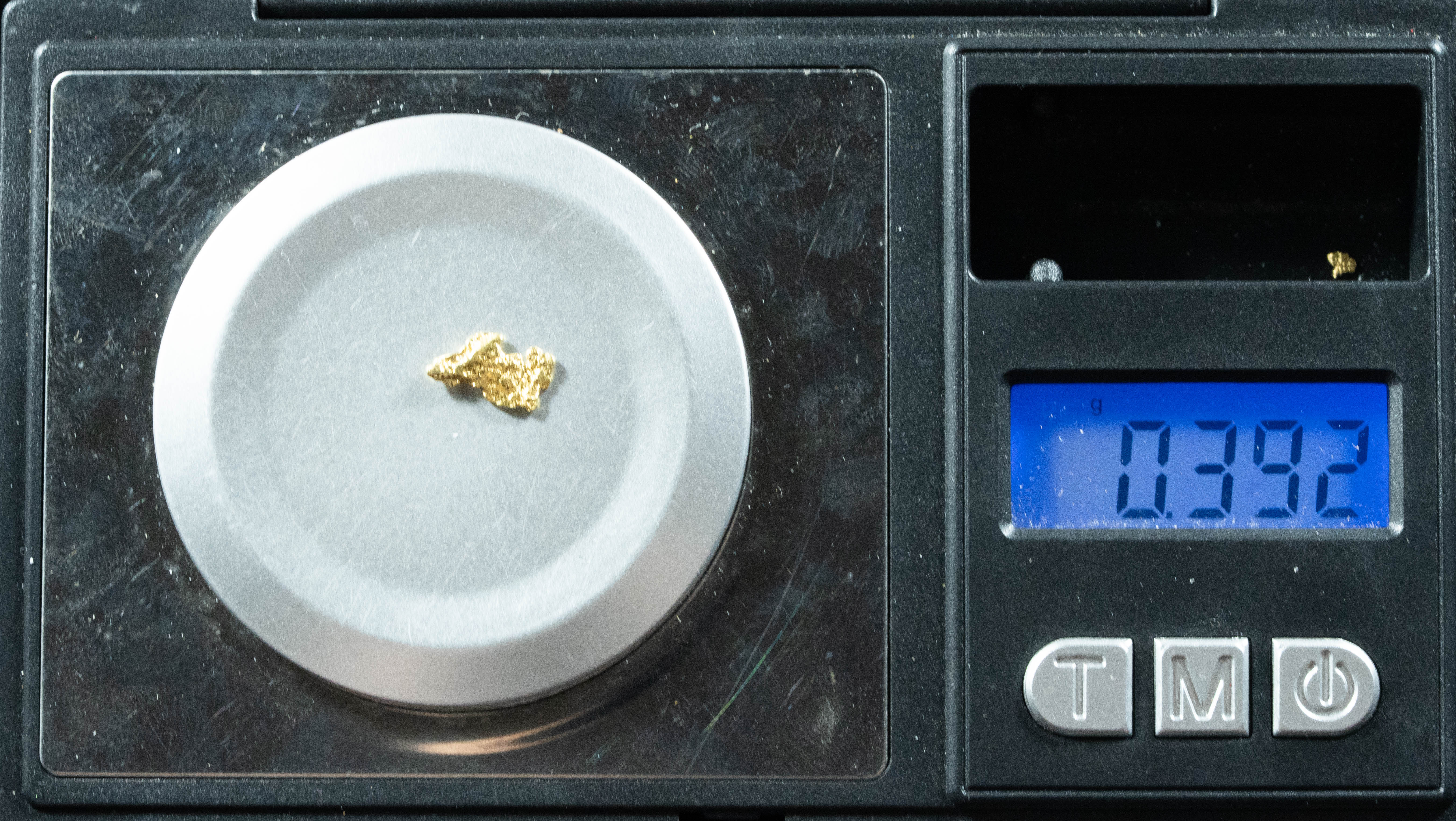 L-18 Exotic Leaf Alaskan BC Natural Gold Nugget .39 Grams Genuine