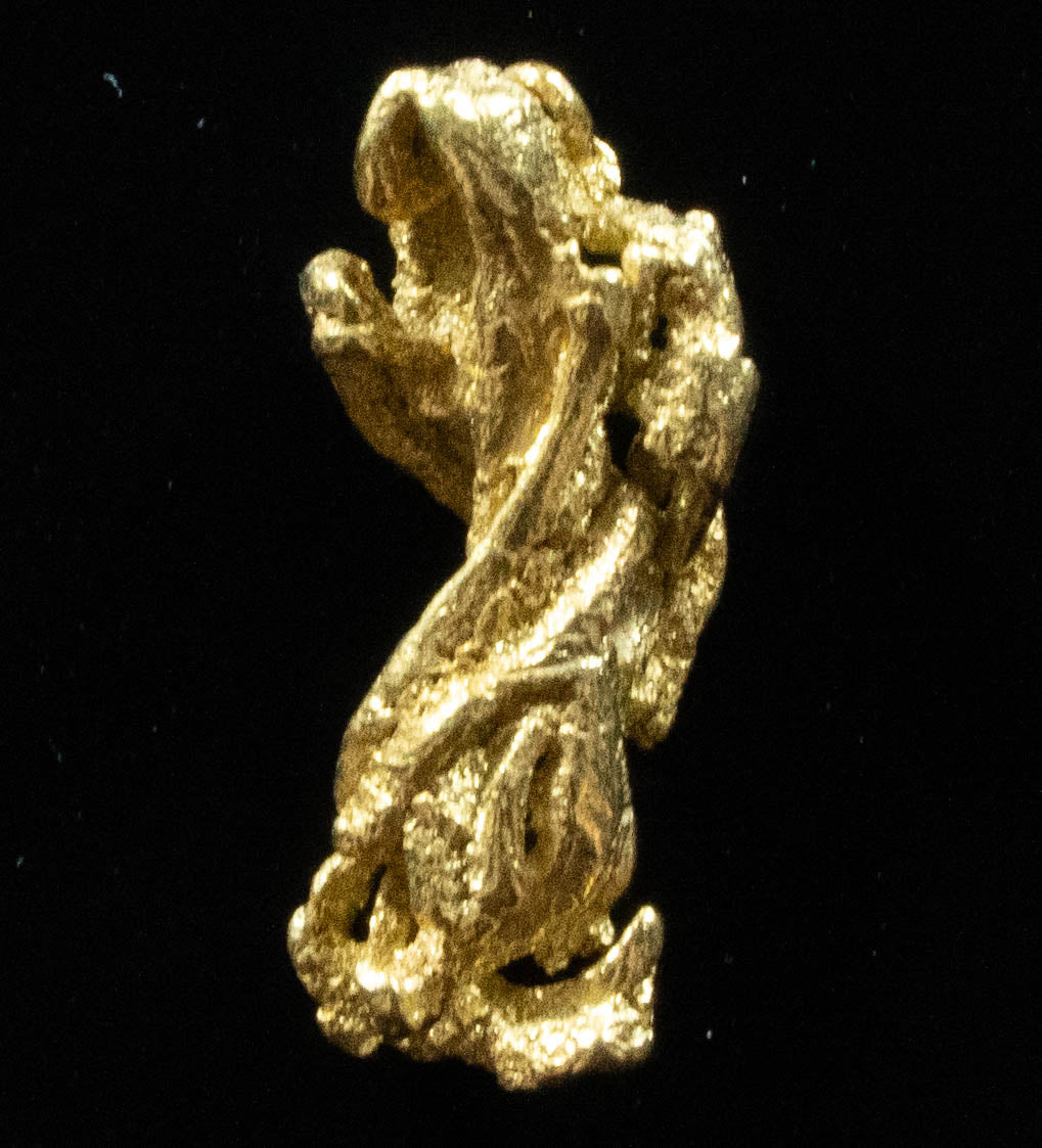 L-19 Exotic Dendritic Alaskan BC Natural Gold Nugget .418 Grams Genuine
