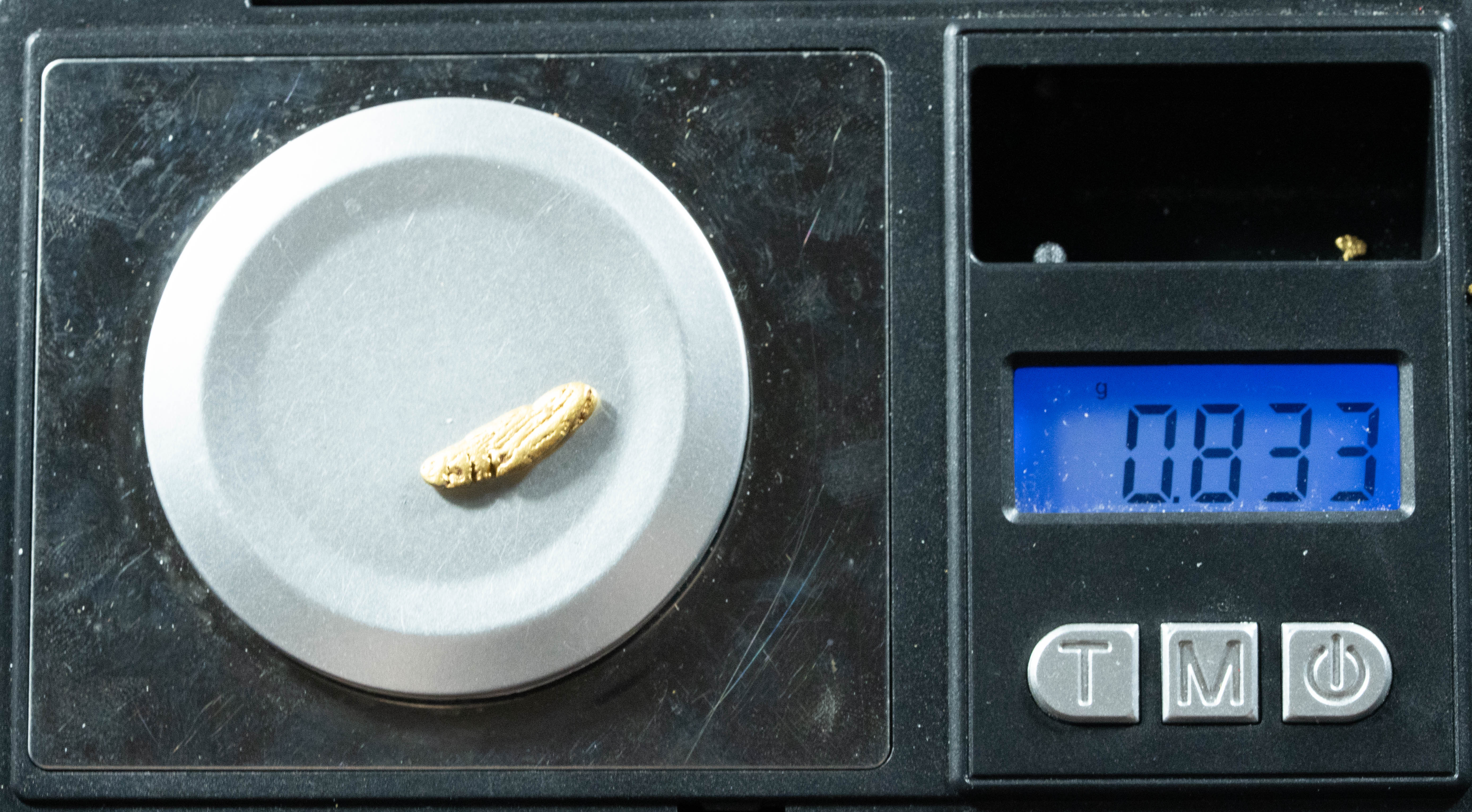L-20 Exotic Dendritic Alaskan BC Natural Gold Nugget .833 Grams Genuine