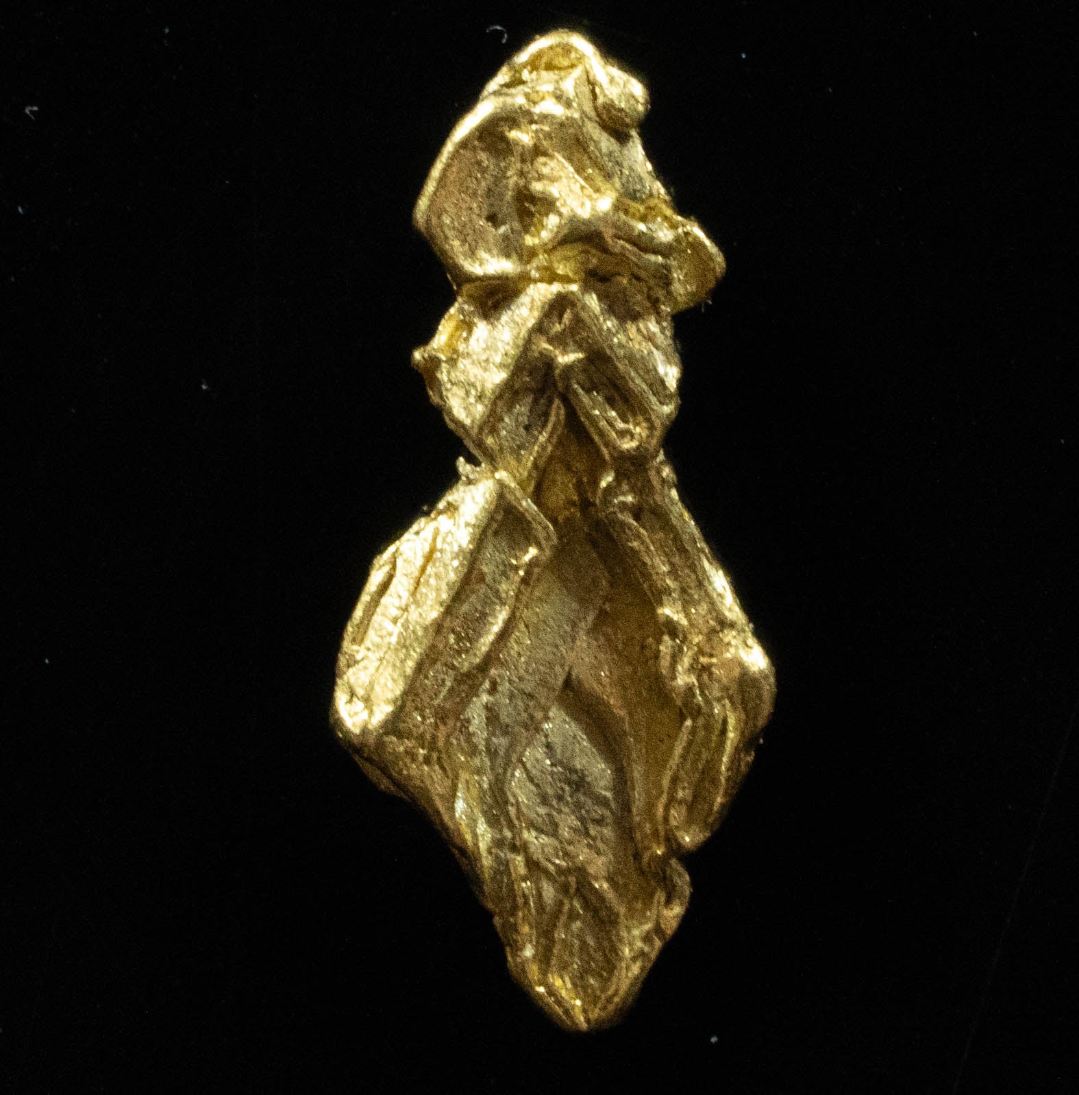 L-44 Exotic Dendritic Alaskan BC Natural Gold Nugget .983 Grams Genuine