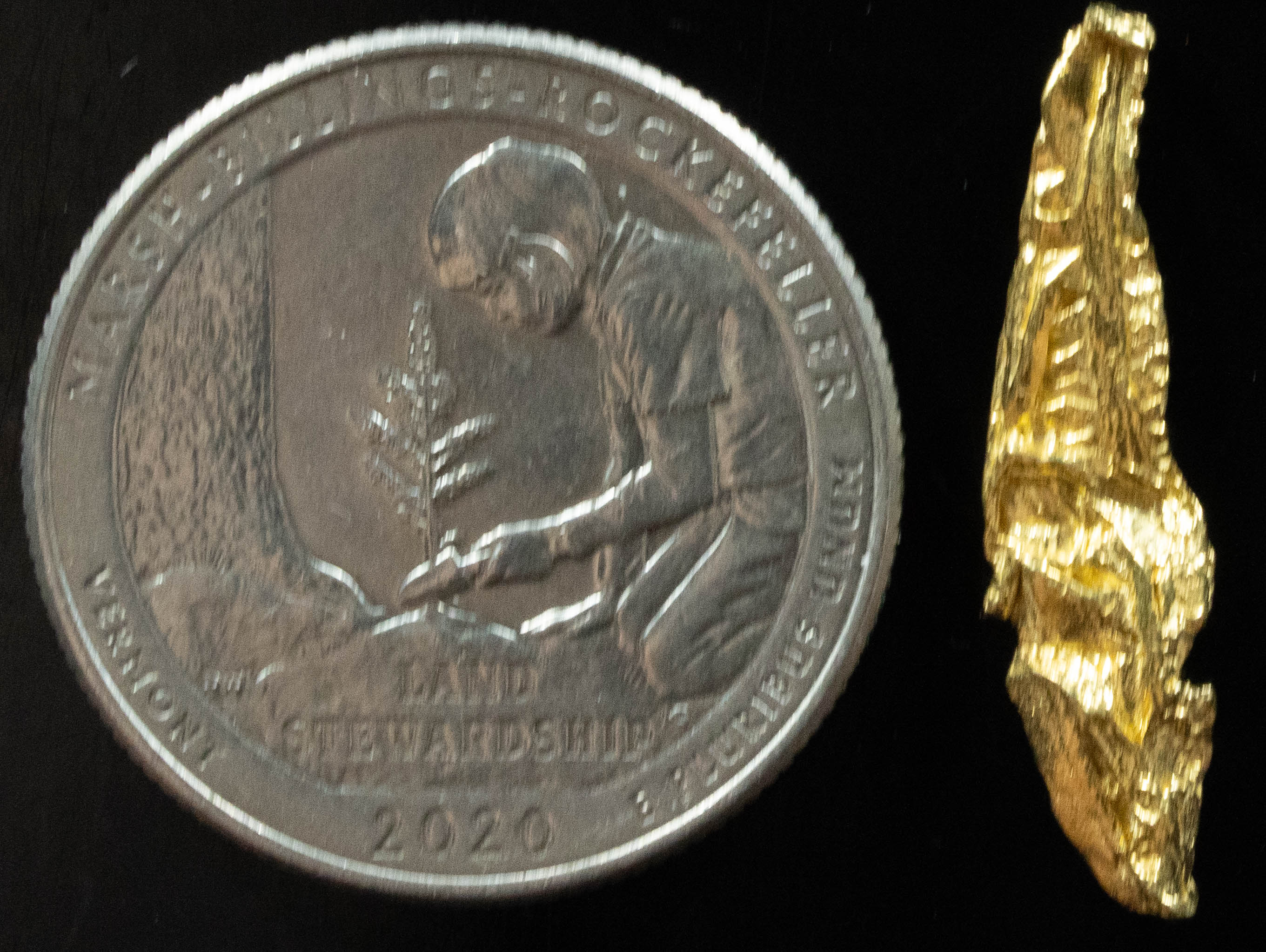 L-48 Exotic Dendritic Alaskan BC Natural Gold Nugget 1.50 Grams Genuine