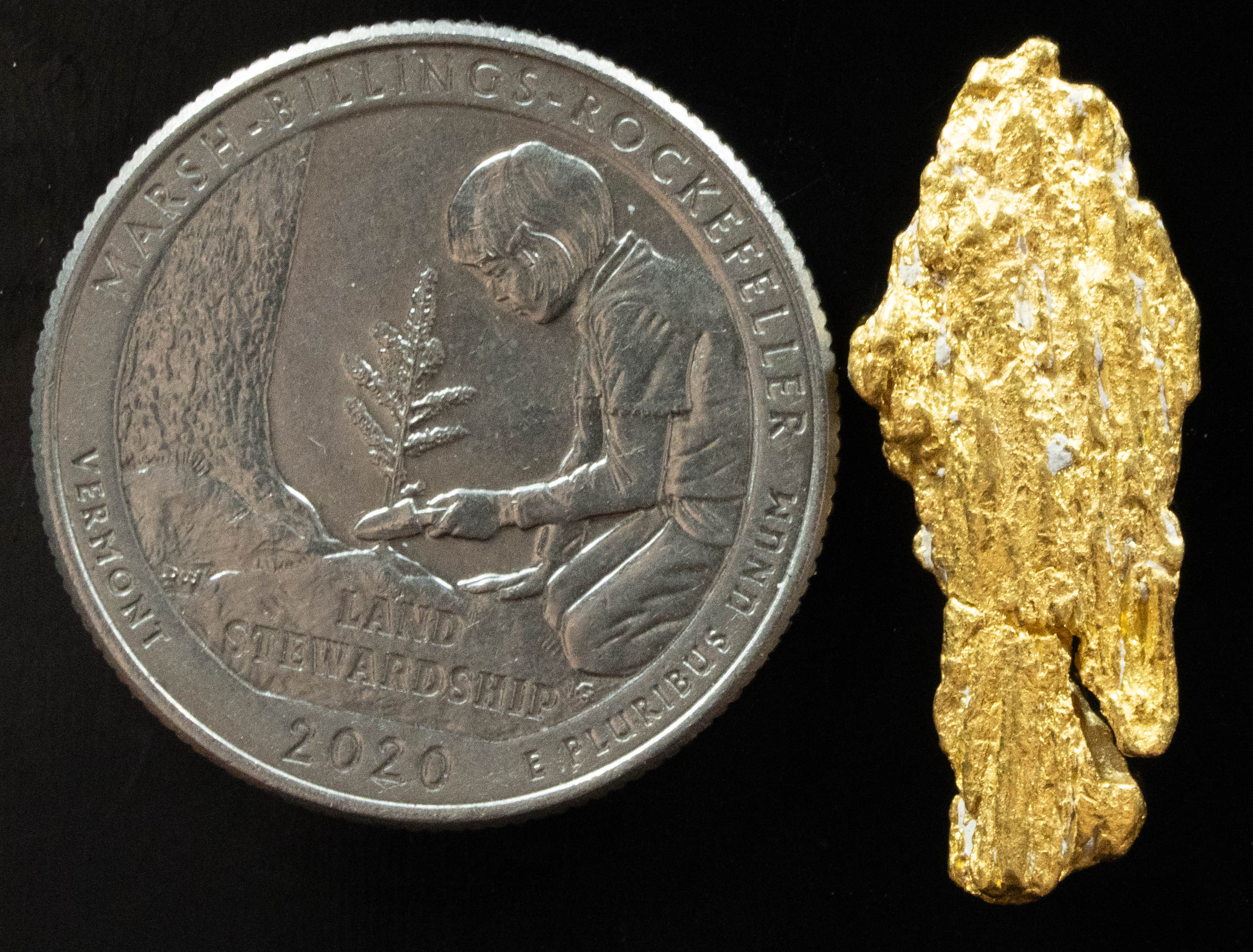 L-52 Exotic Dendritic Alaskan BC Natural Gold Nugget 5.05 Grams Genuine