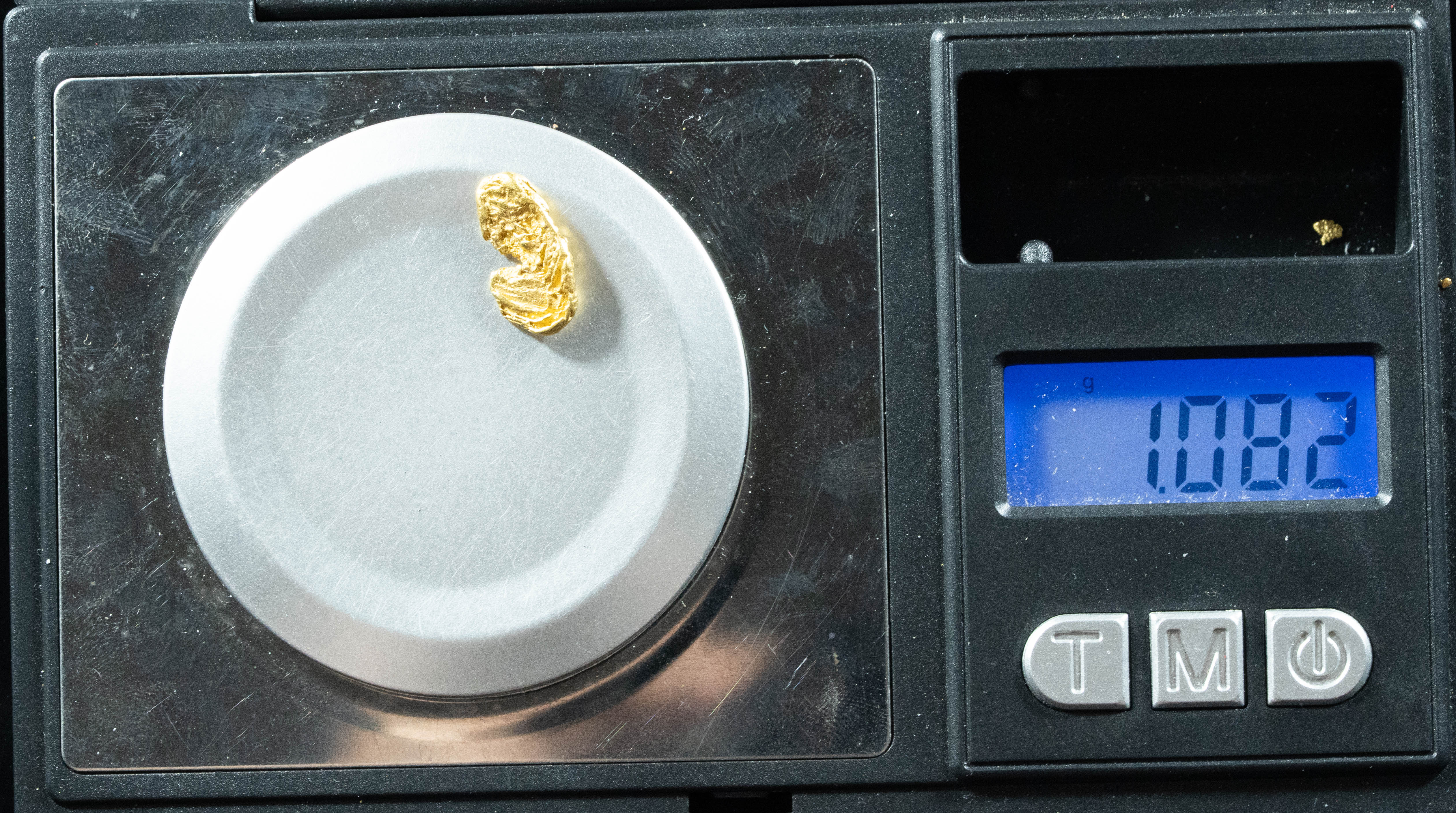 L-57 Exotic Dendritic Alaskan BC Natural Gold Nugget 1.08 Grams Genuine