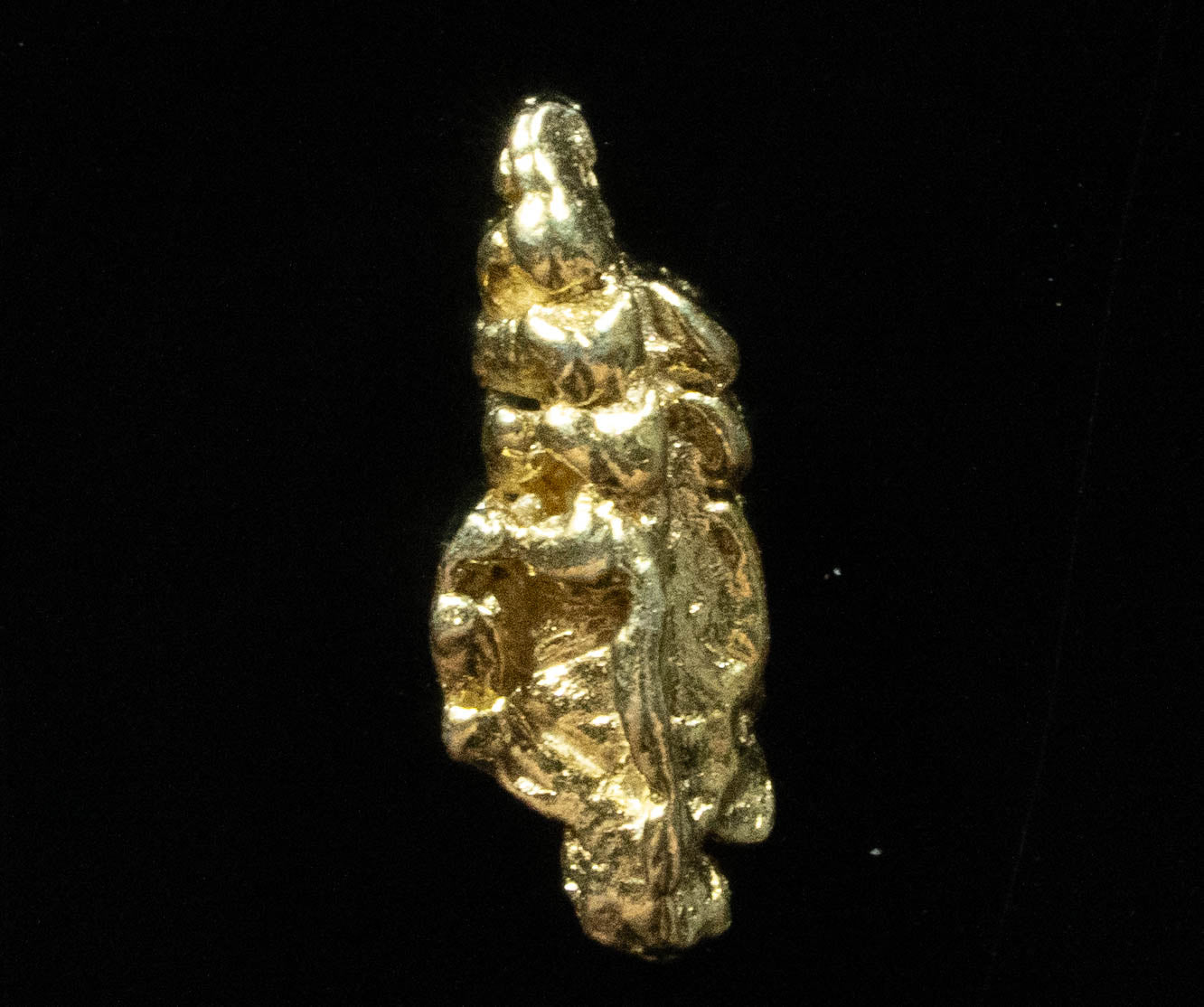 L-63 Exotic Dendritic Alaskan BC Natural Gold Nugget .456 Grams Genuine