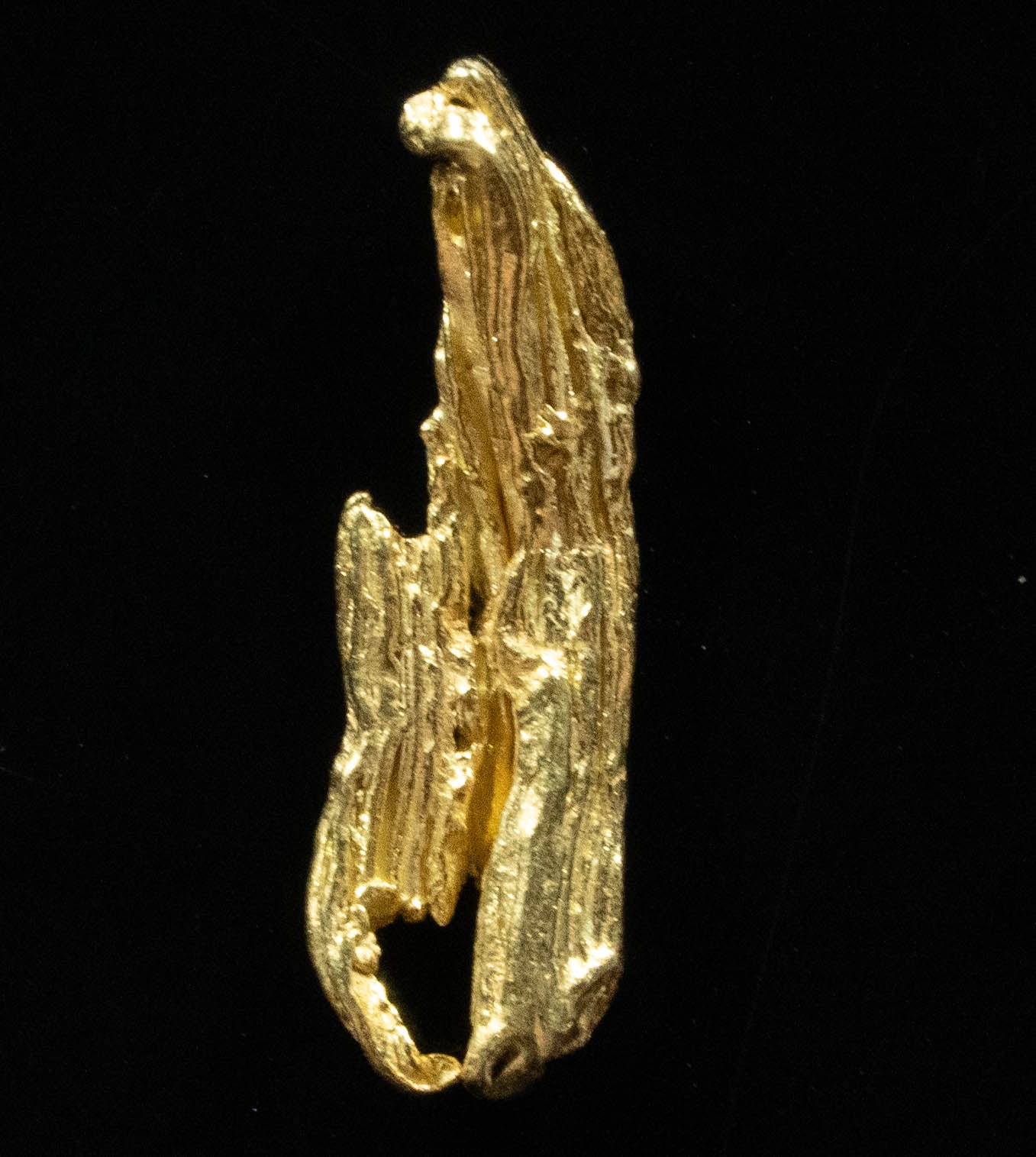 L-65 Exotic Dendritic Alaskan BC Natural Gold Nugget .526 Grams Genuine