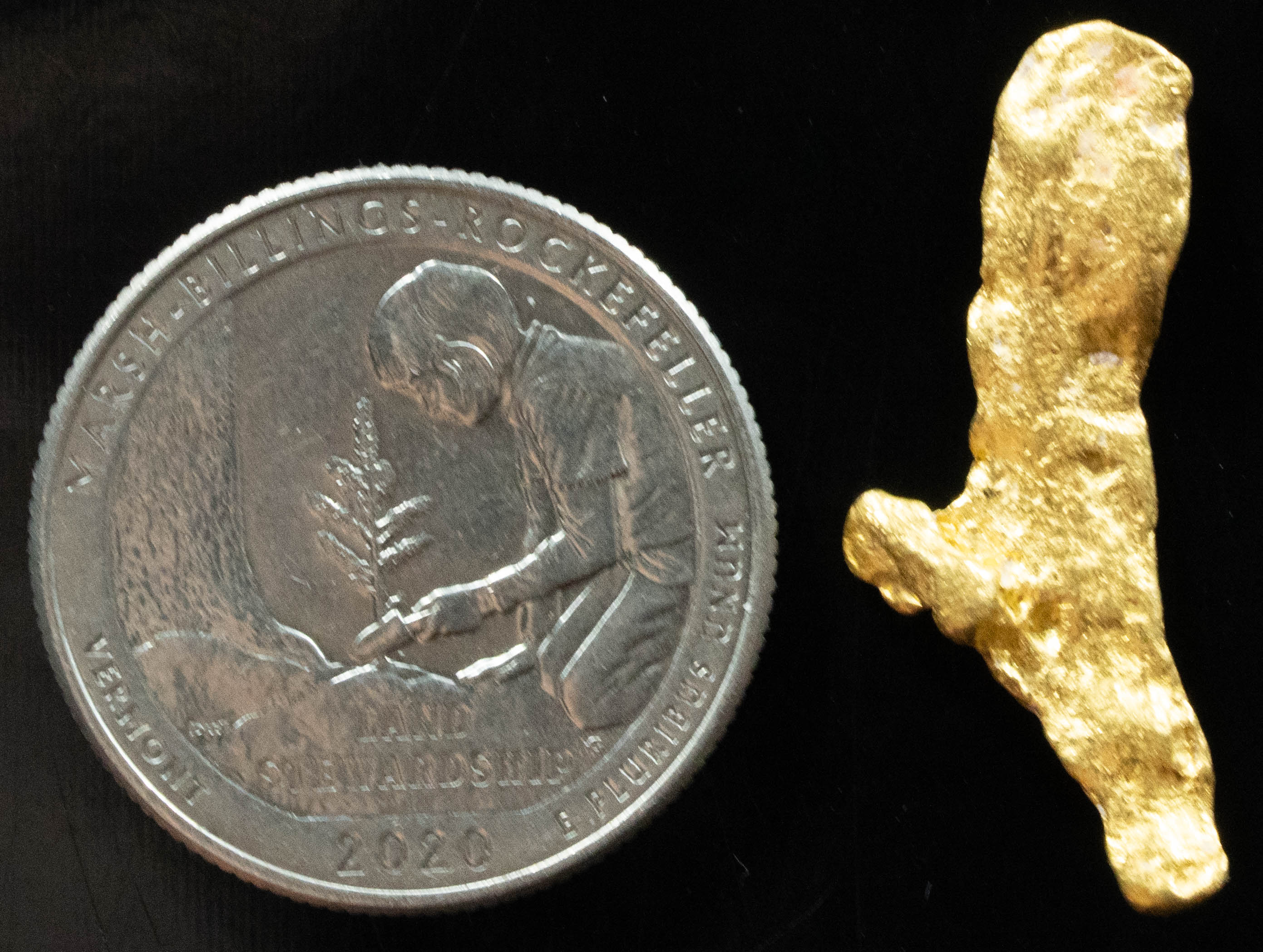 L-78 Exotic Dendritic Alaskan BC Natural Gold Nugget 3.23 Grams Genuine