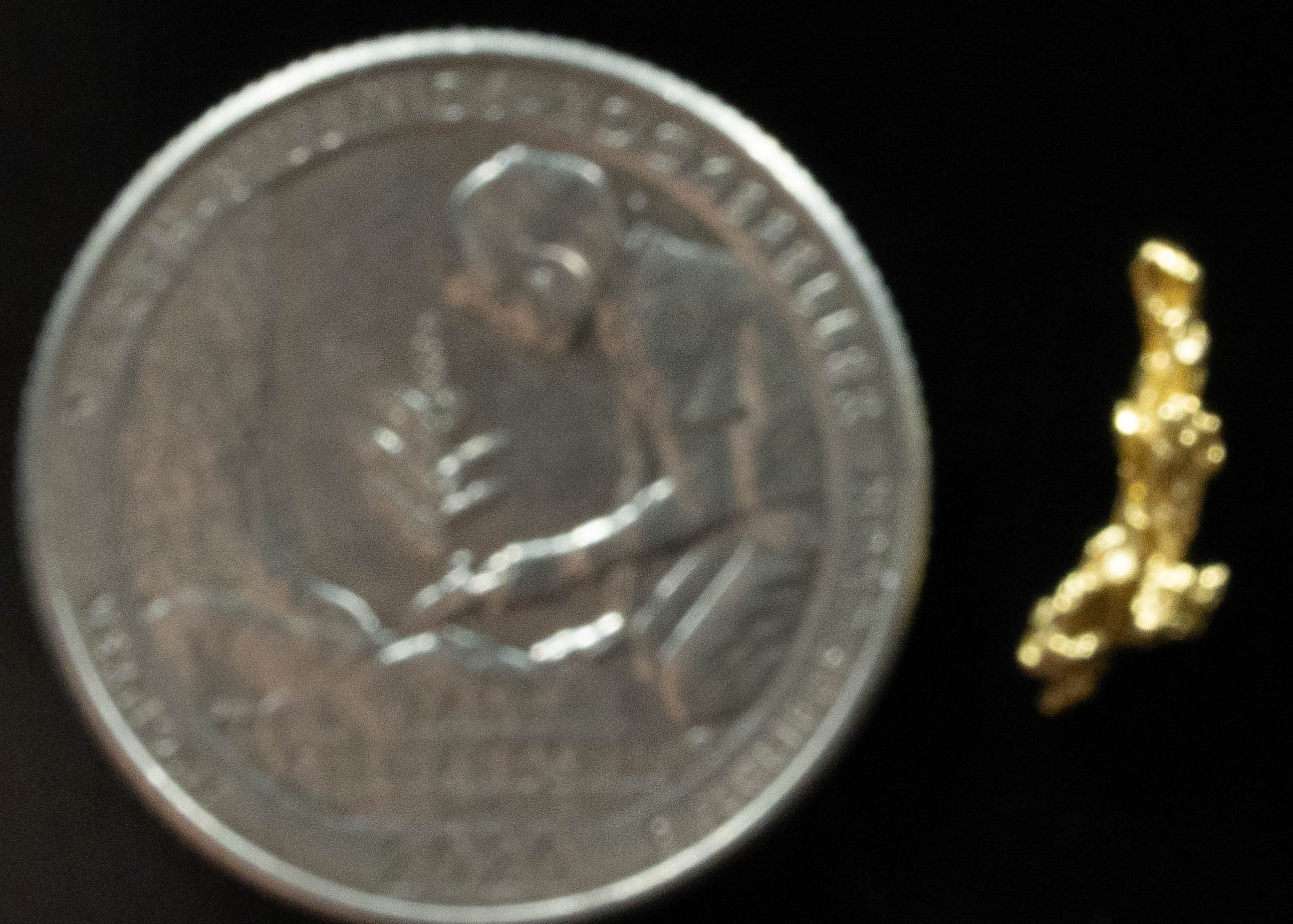 L-81 Exotic Dendritic Alaskan BC Natural Gold Nugget .463 Grams Genuine