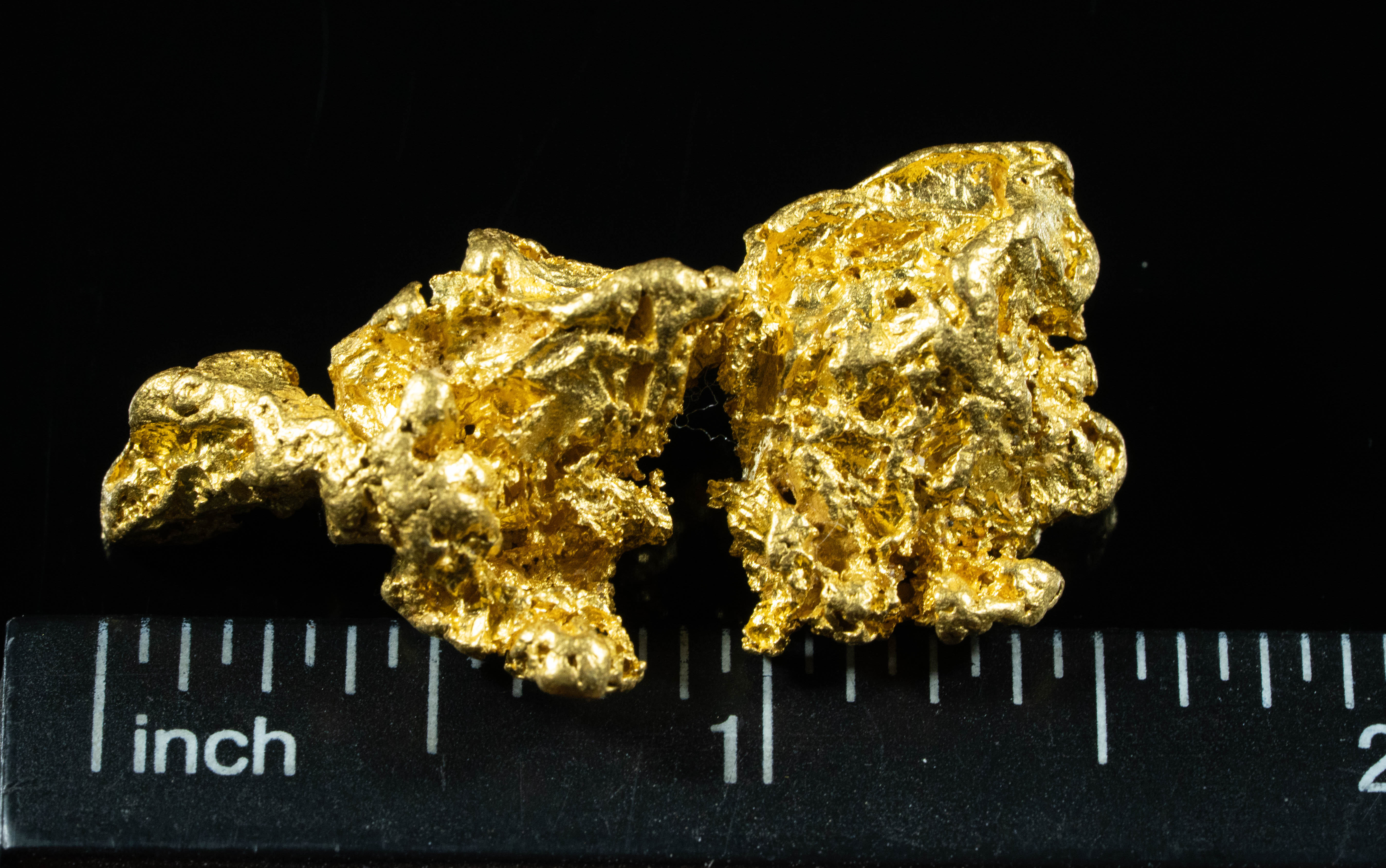 #1204 Natural Gold Nugget Australian 30.67 Grams Genuine