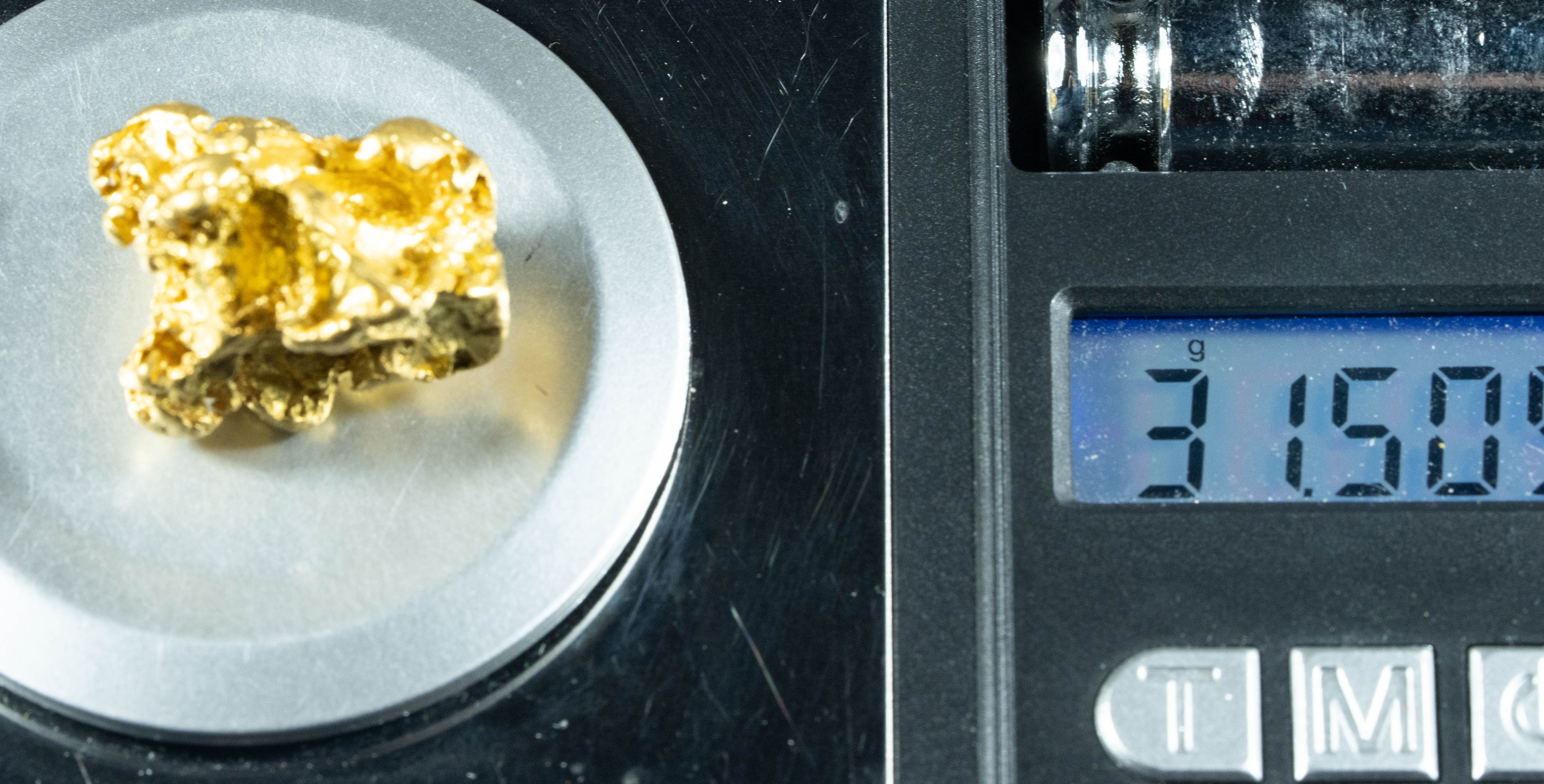 #1205 Natural Gold Nugget Australian 31.50 Grams Genuine