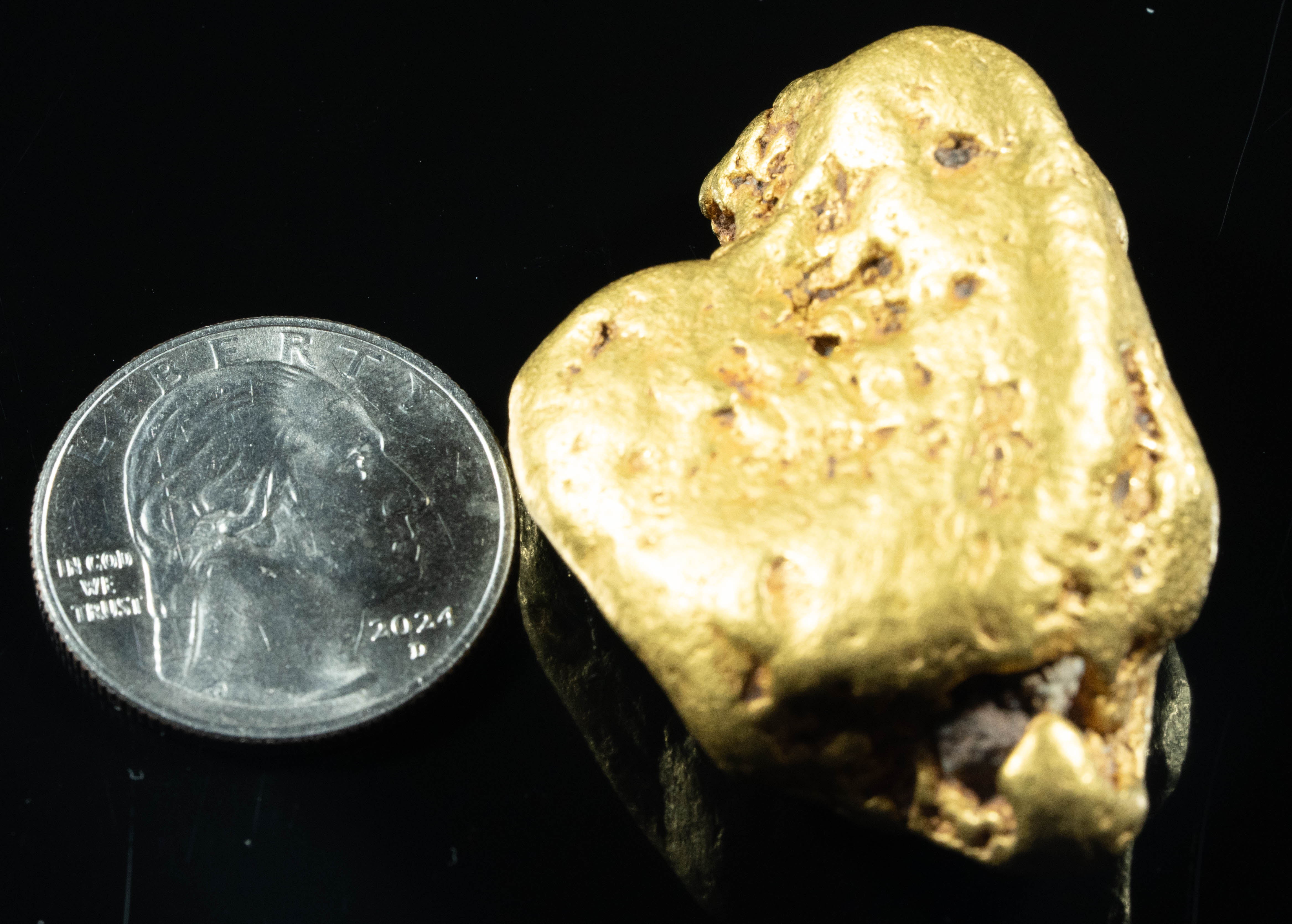 Large Sonora Mexico Natural Gold Nugget 166.60 Grams - 5.35 Troy Ounces