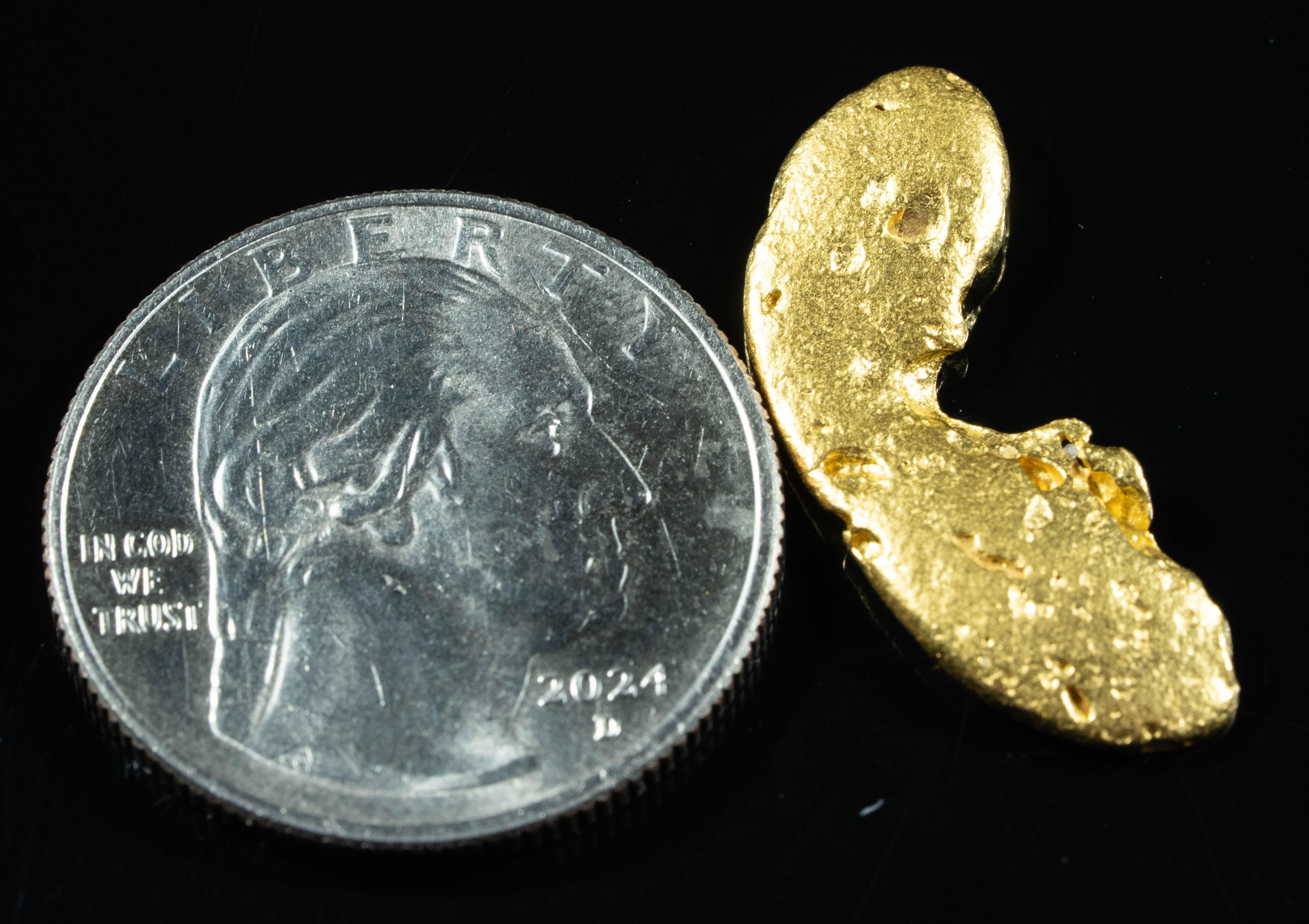 #1114 Natural Gold Nugget Australian 5.06 Grams Genuine