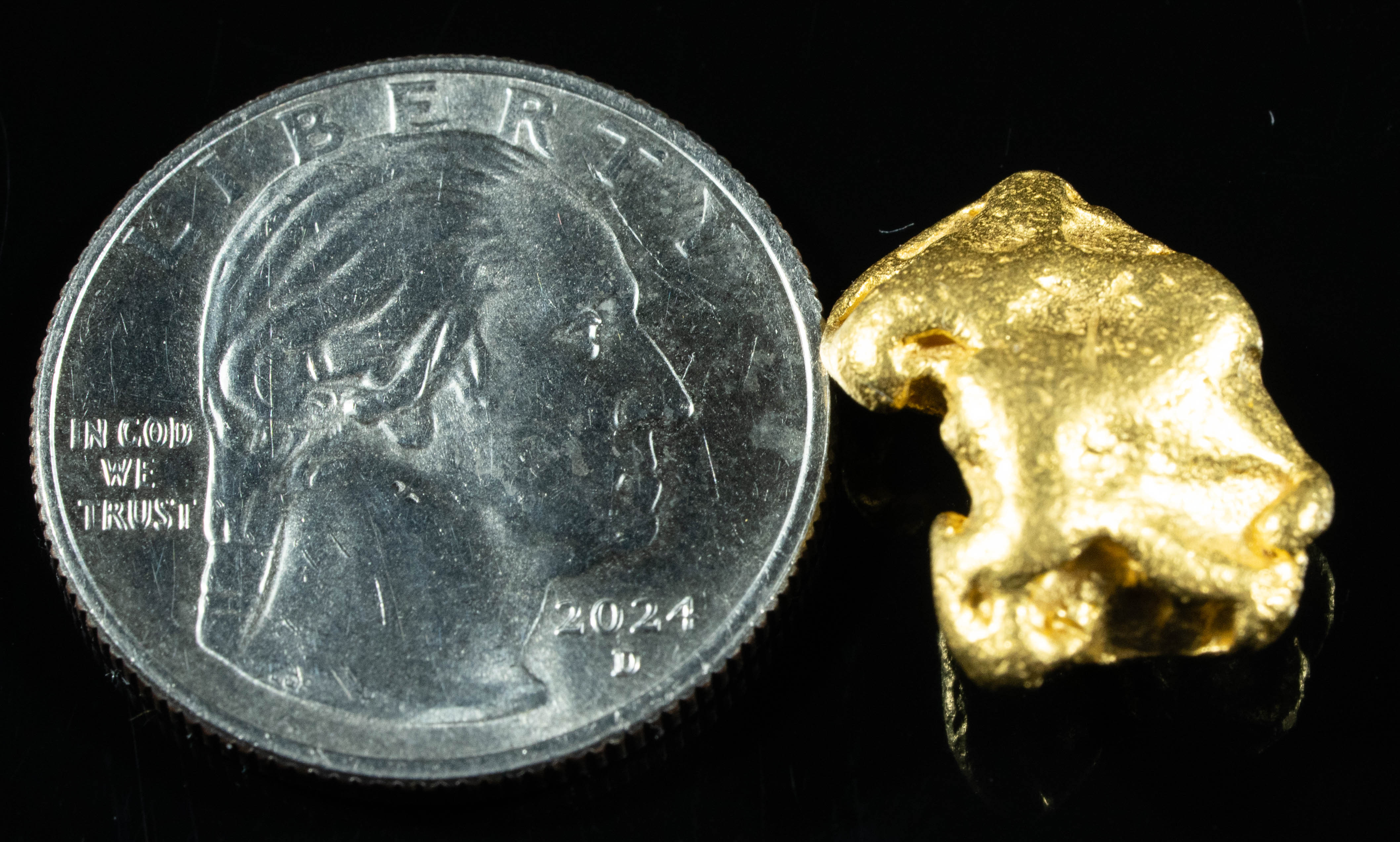 #1115 Natural Gold Nugget Australian 9.18 Grams Genuine