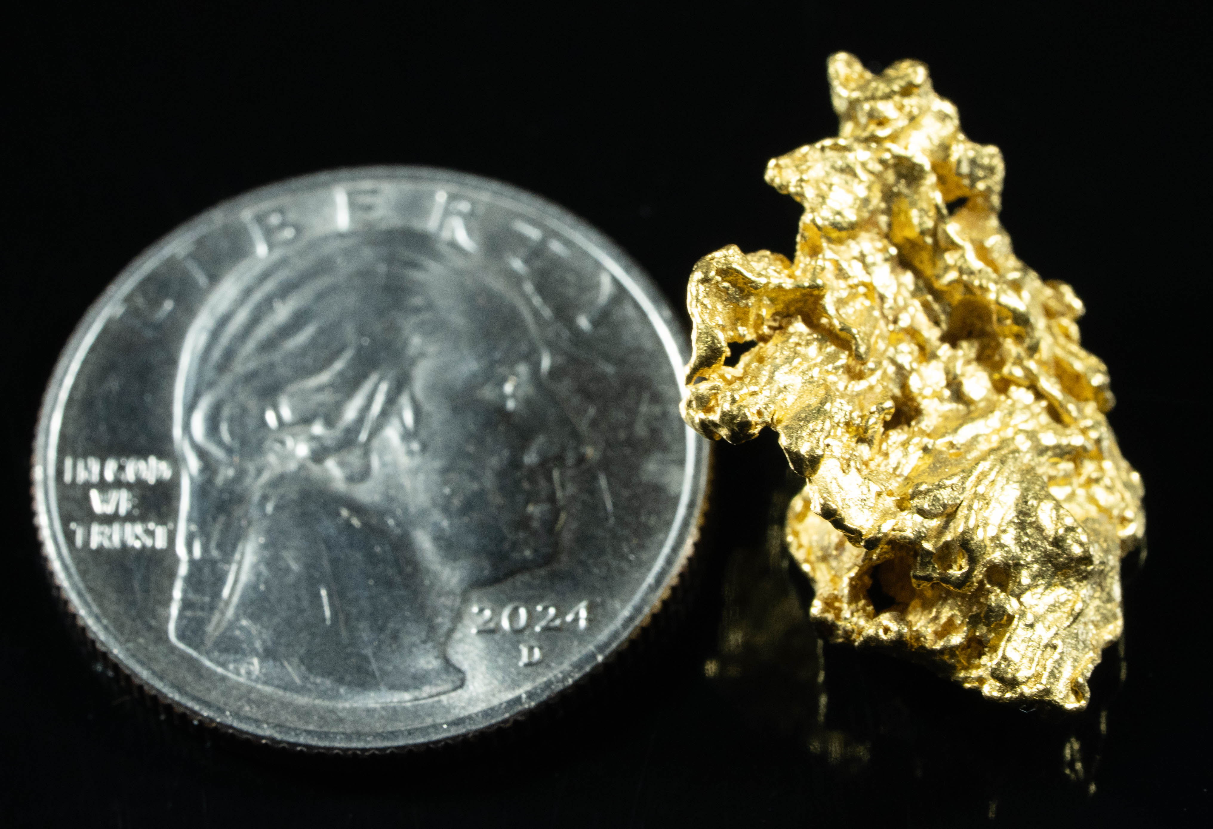 #1119 Natural Gold Nugget Australian 10.26 Grams Genuine