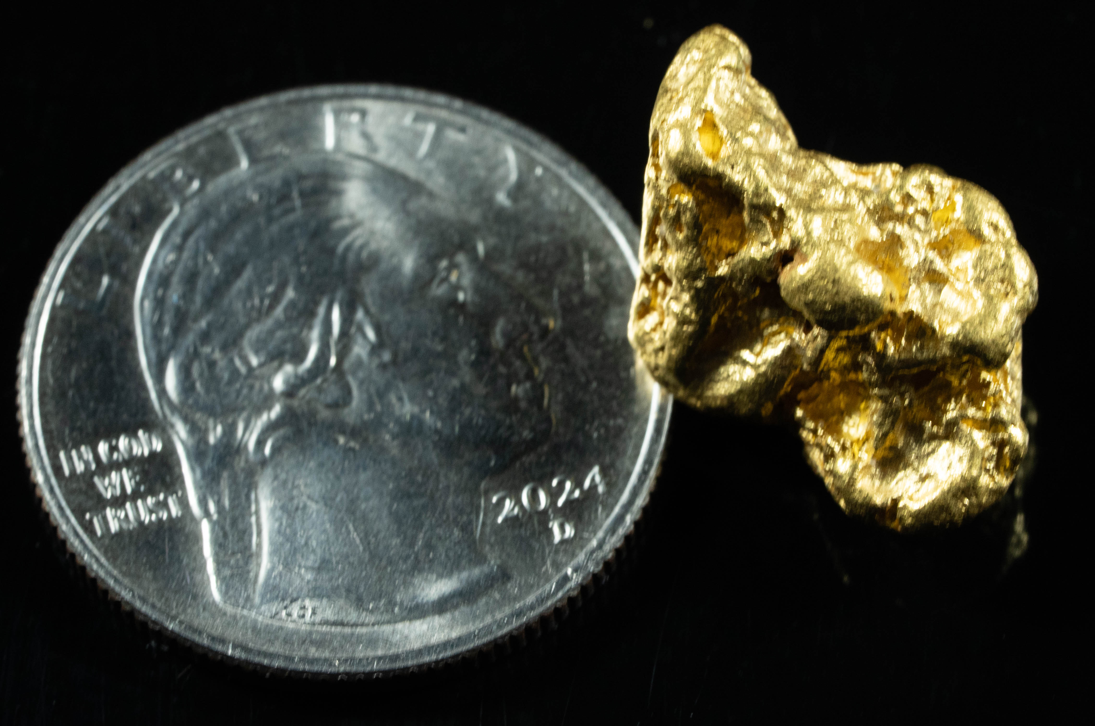 #1124 Natural Gold Nugget Australian 11.77 Grams Genuine