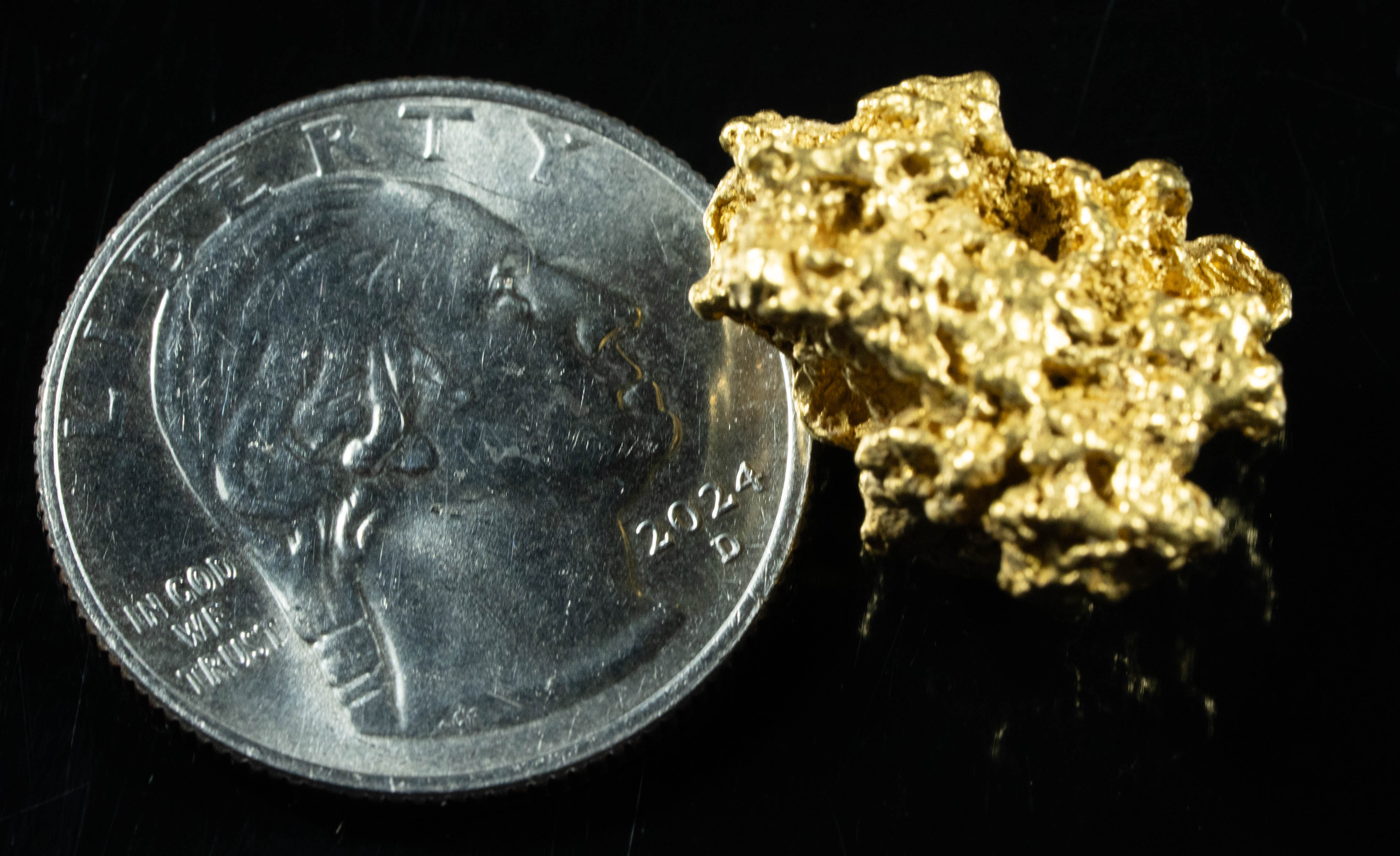 #1126 Natural Gold Nugget Australian 11.63 Grams Genuine