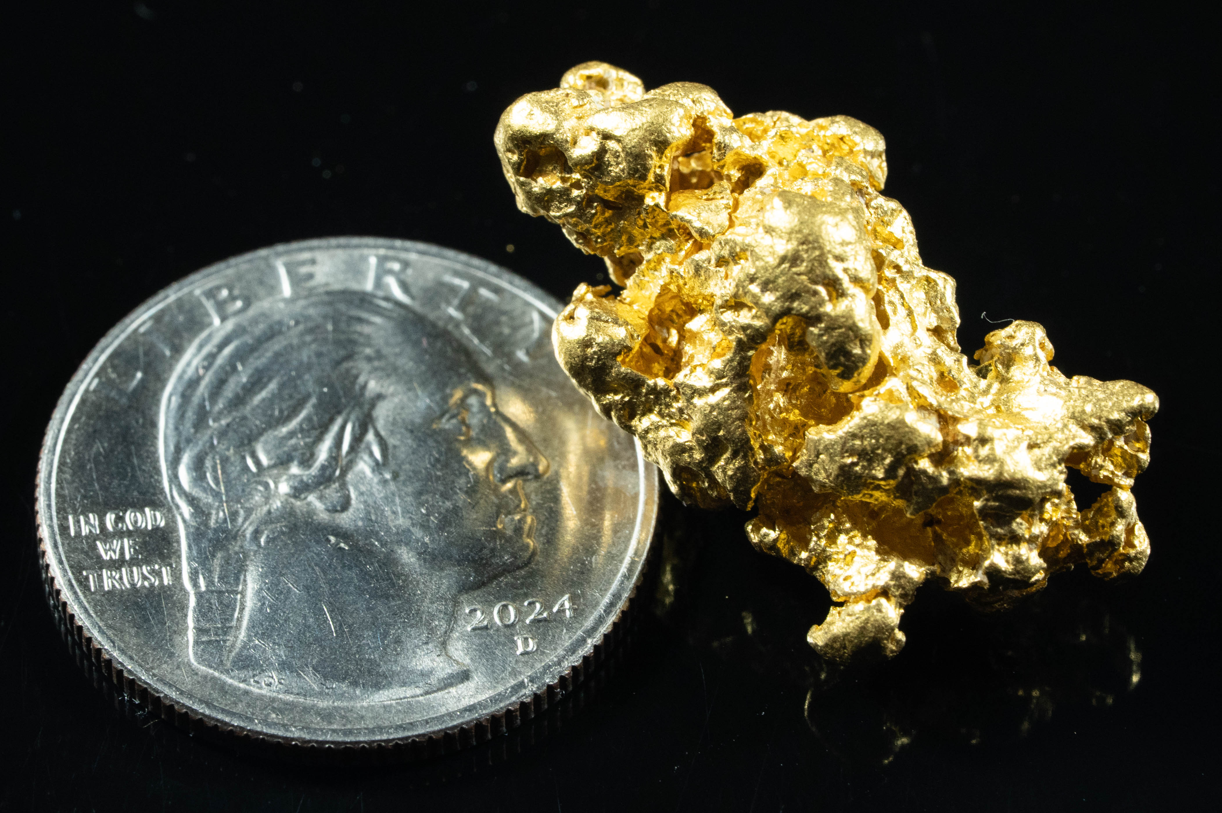 #1130 Natural Gold Nugget Australian 19.03 Grams Genuine