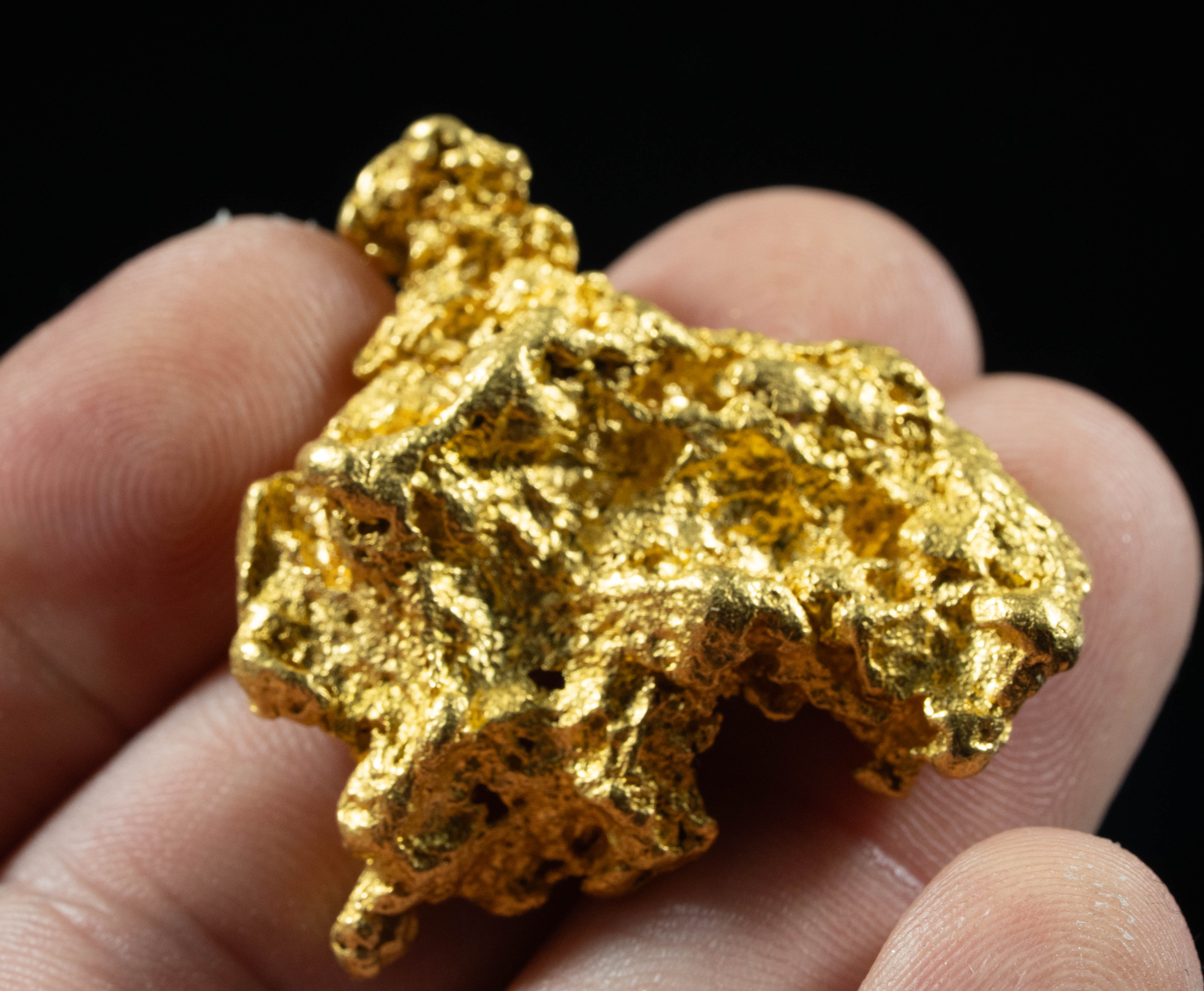 #1206 Natural Gold Nugget Australian 47.33 Grams Genuine