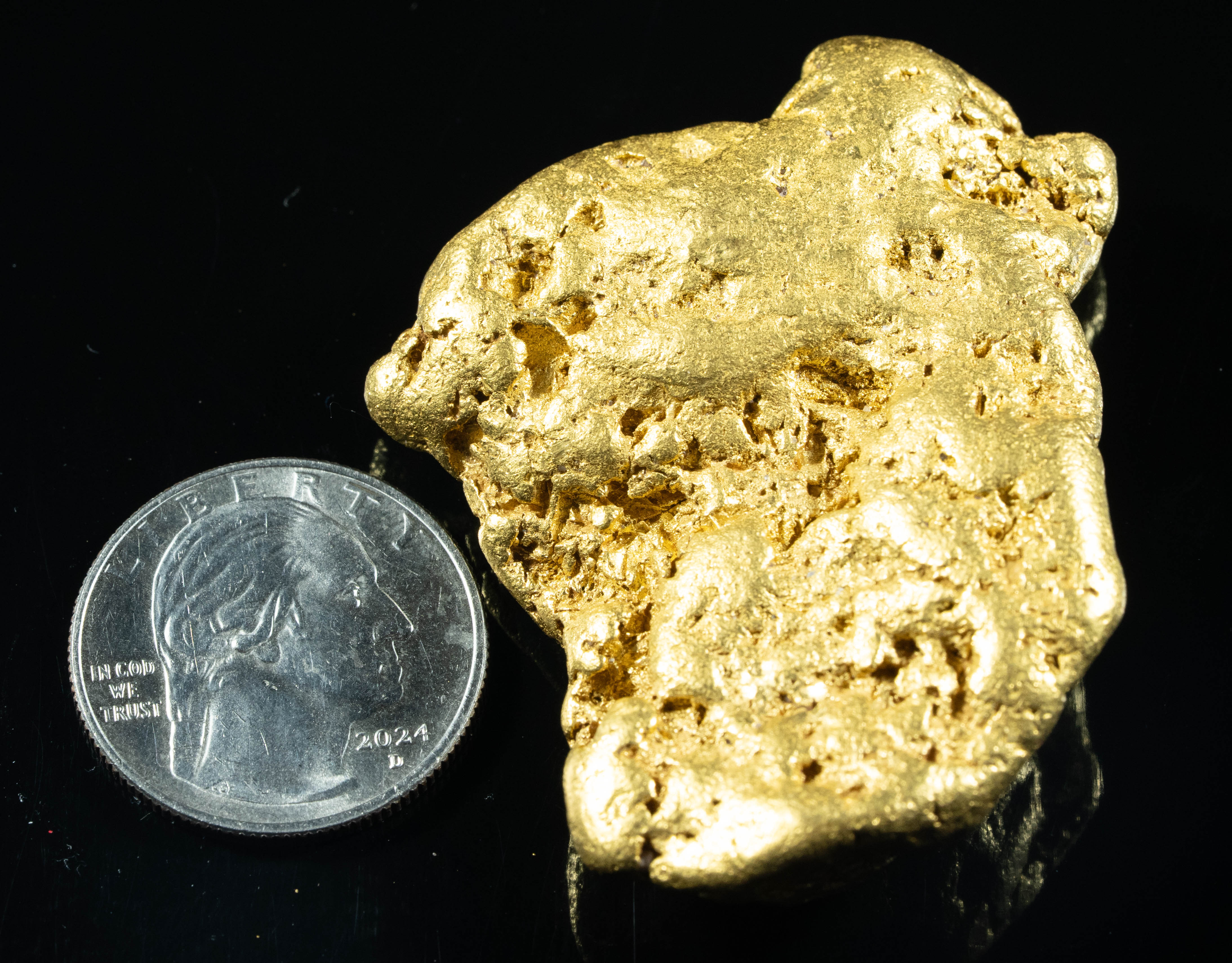 Large Australian Gold Nugget 175.10 Grams 5.63 Troy Ounces.