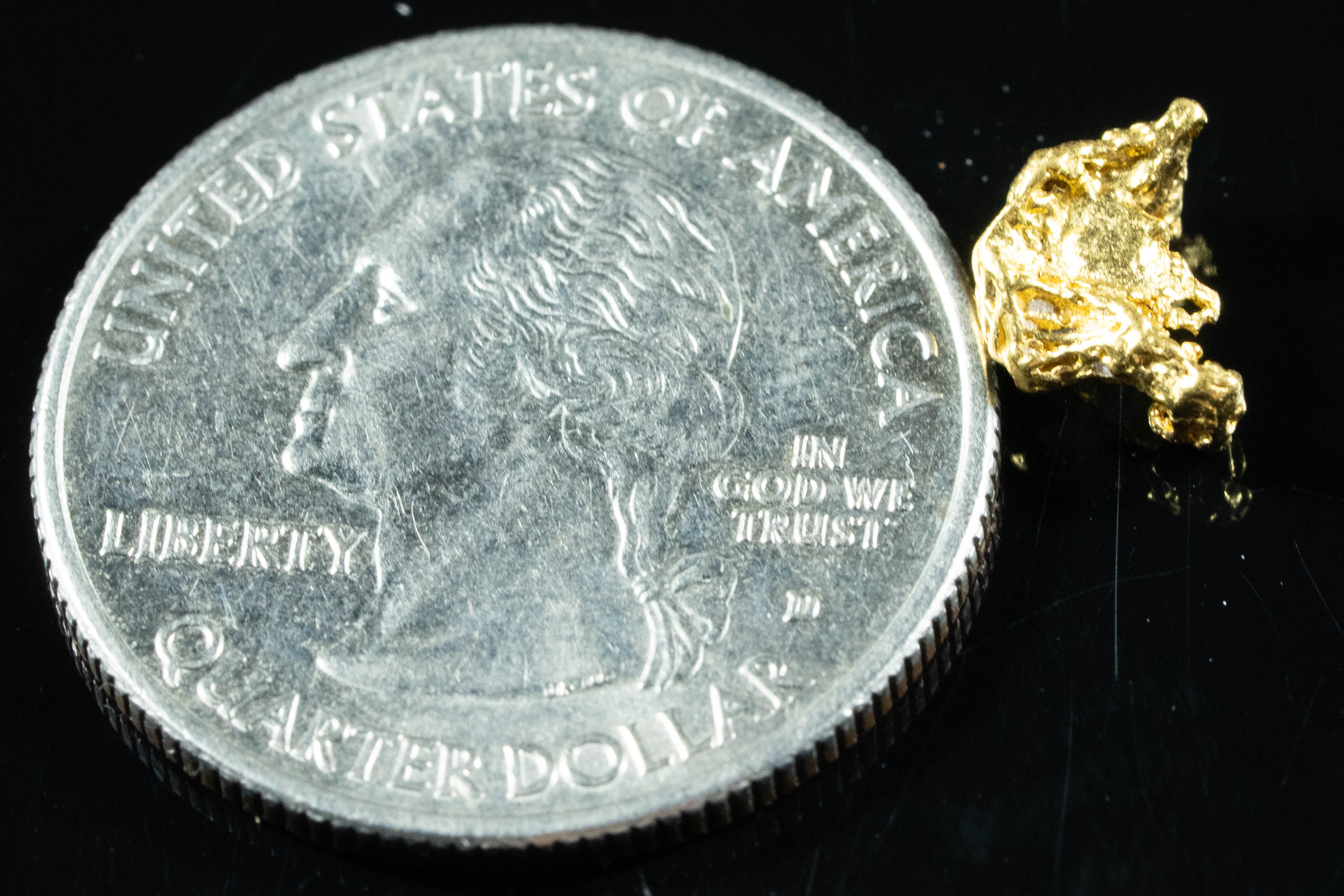 #745 Natural Gold Nugget Australian .66 Grams Genuine