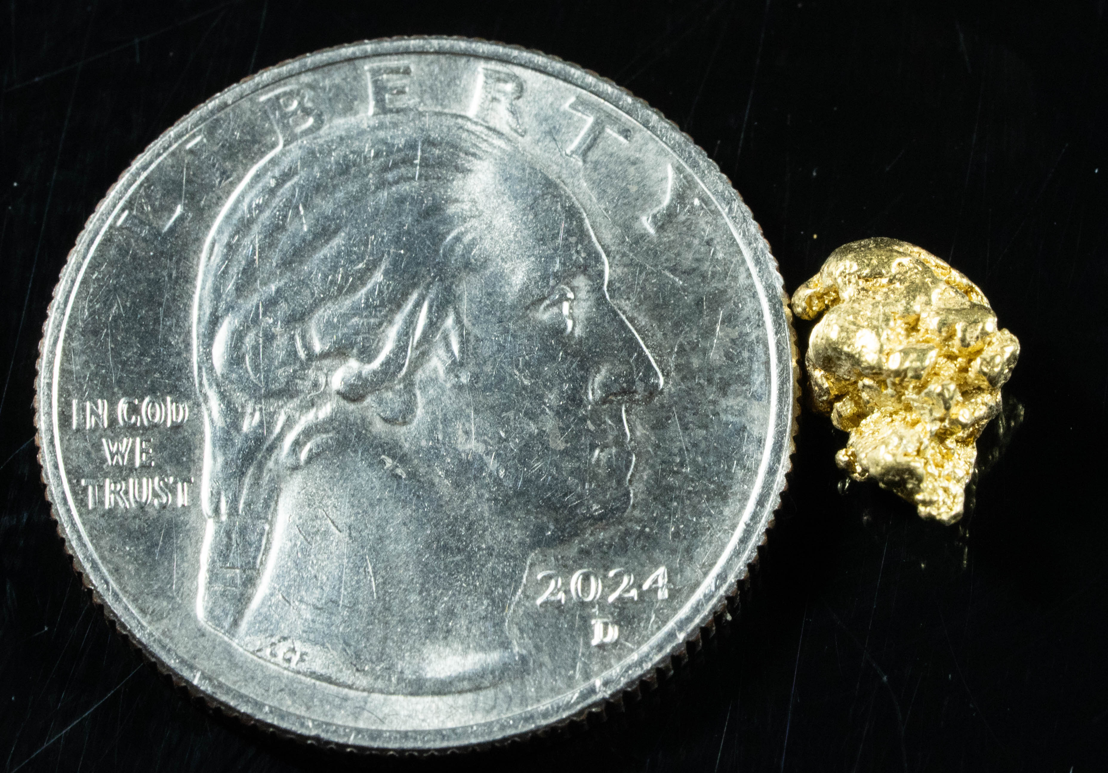 #39 Alaskan BC Natural Gold Nugget 1.33 Grams Genuine