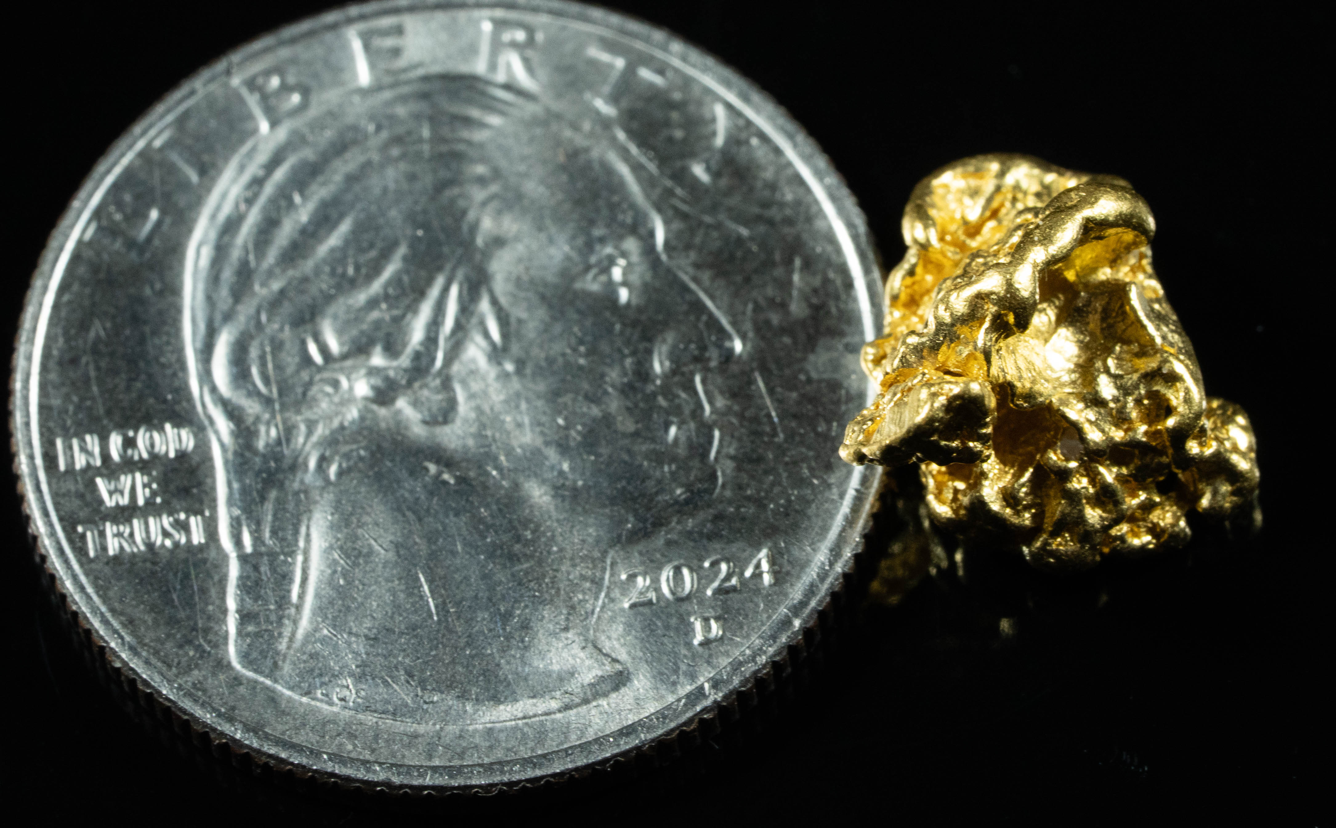 #967 Natural Gold Nugget Australian 3.60 Grams Genuine