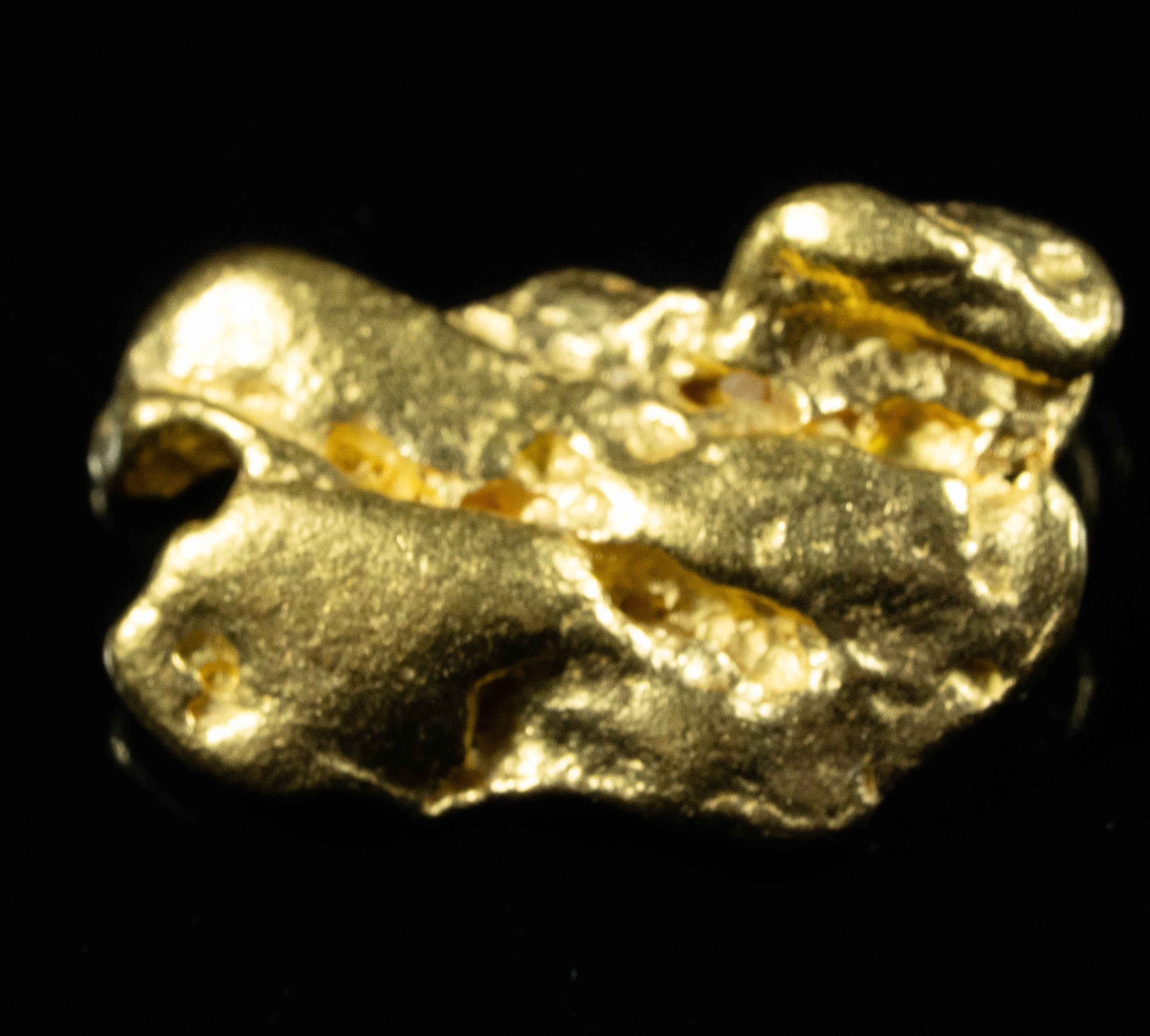 #968 Natural Gold Nugget Australian 3.48 Grams Genuine