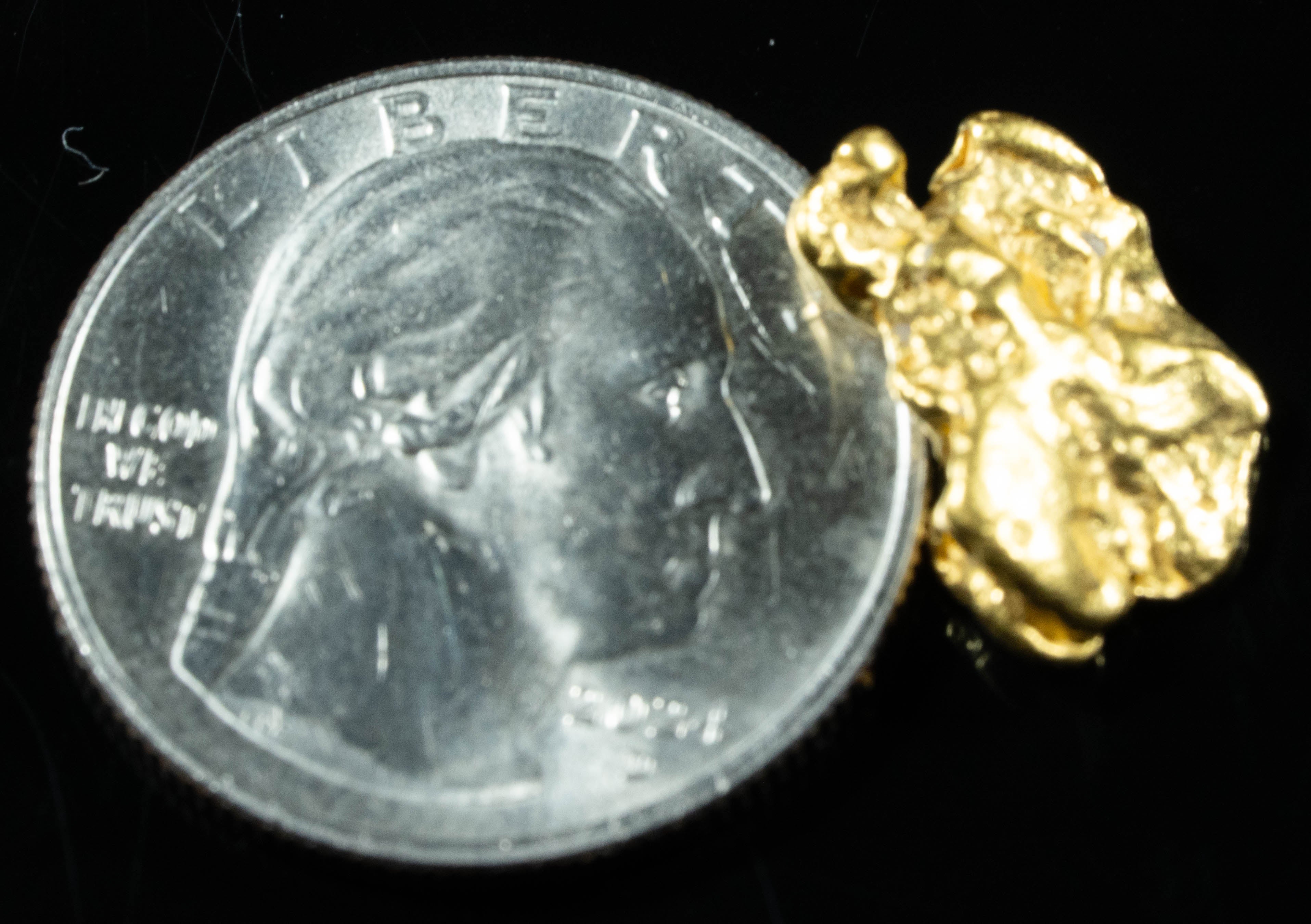 #968 Natural Gold Nugget Australian 3.48 Grams Genuine