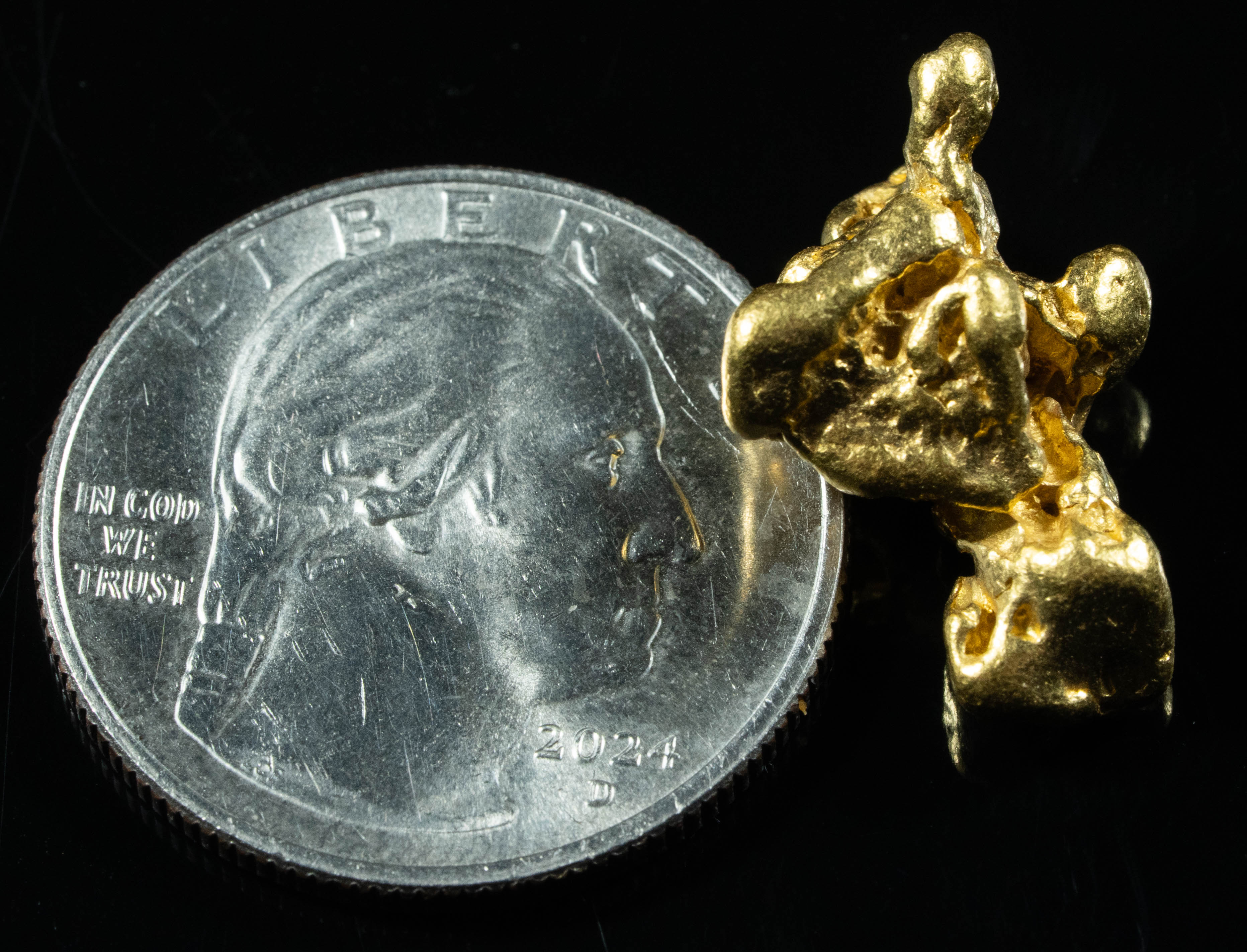#1171 Natural Gold Nugget Australian 9.86 Grams Genuine