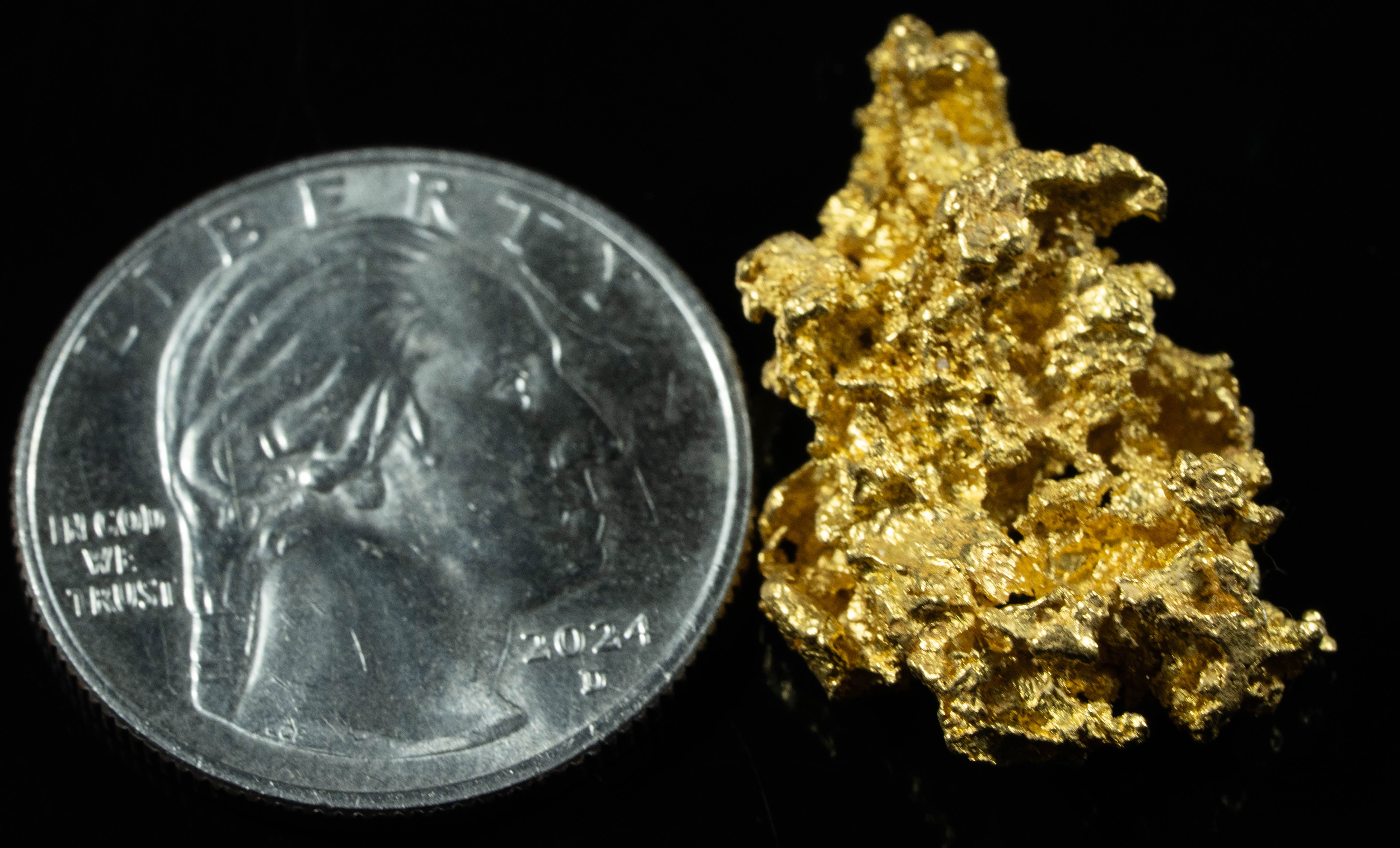 #1173 Natural Gold Nugget Australian 9.98 Grams Genuine