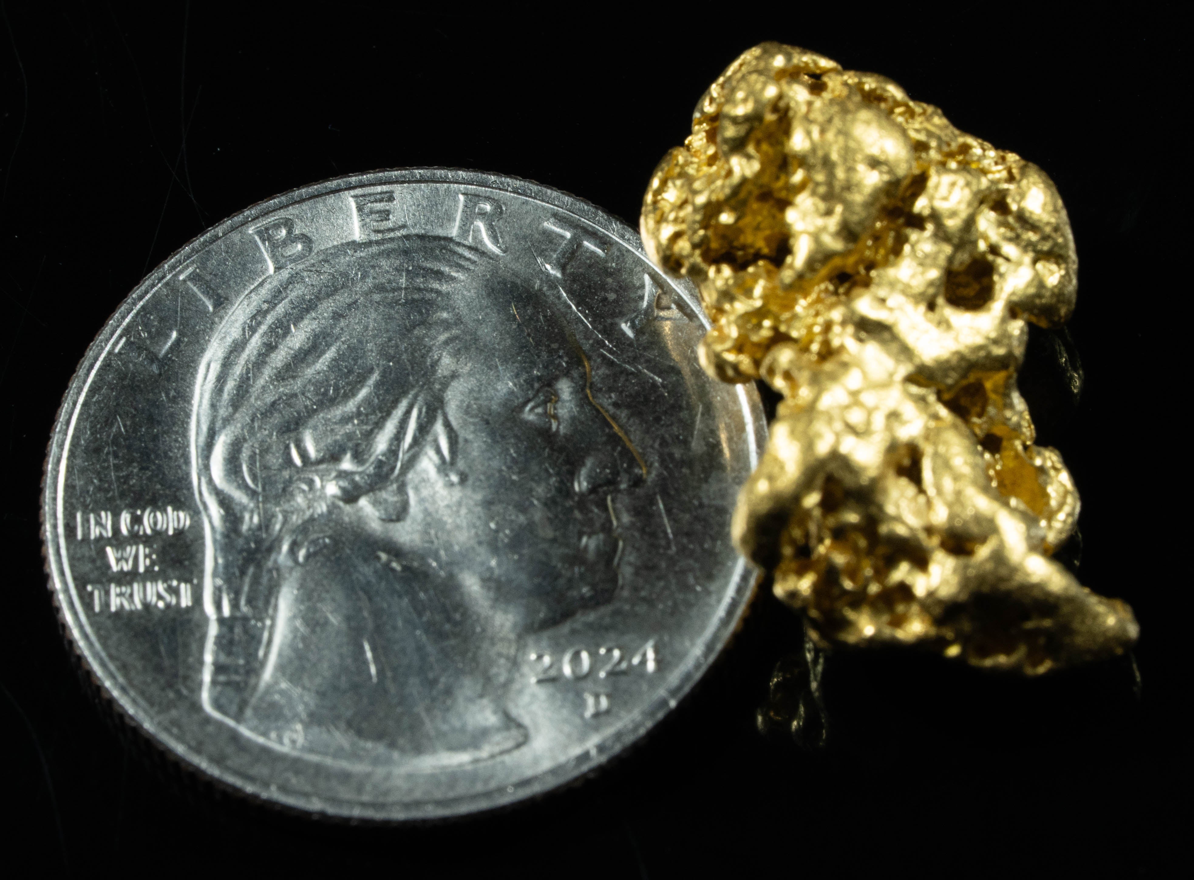 #1174 Natural Gold Nugget Australian 9.89 Grams Genuine
