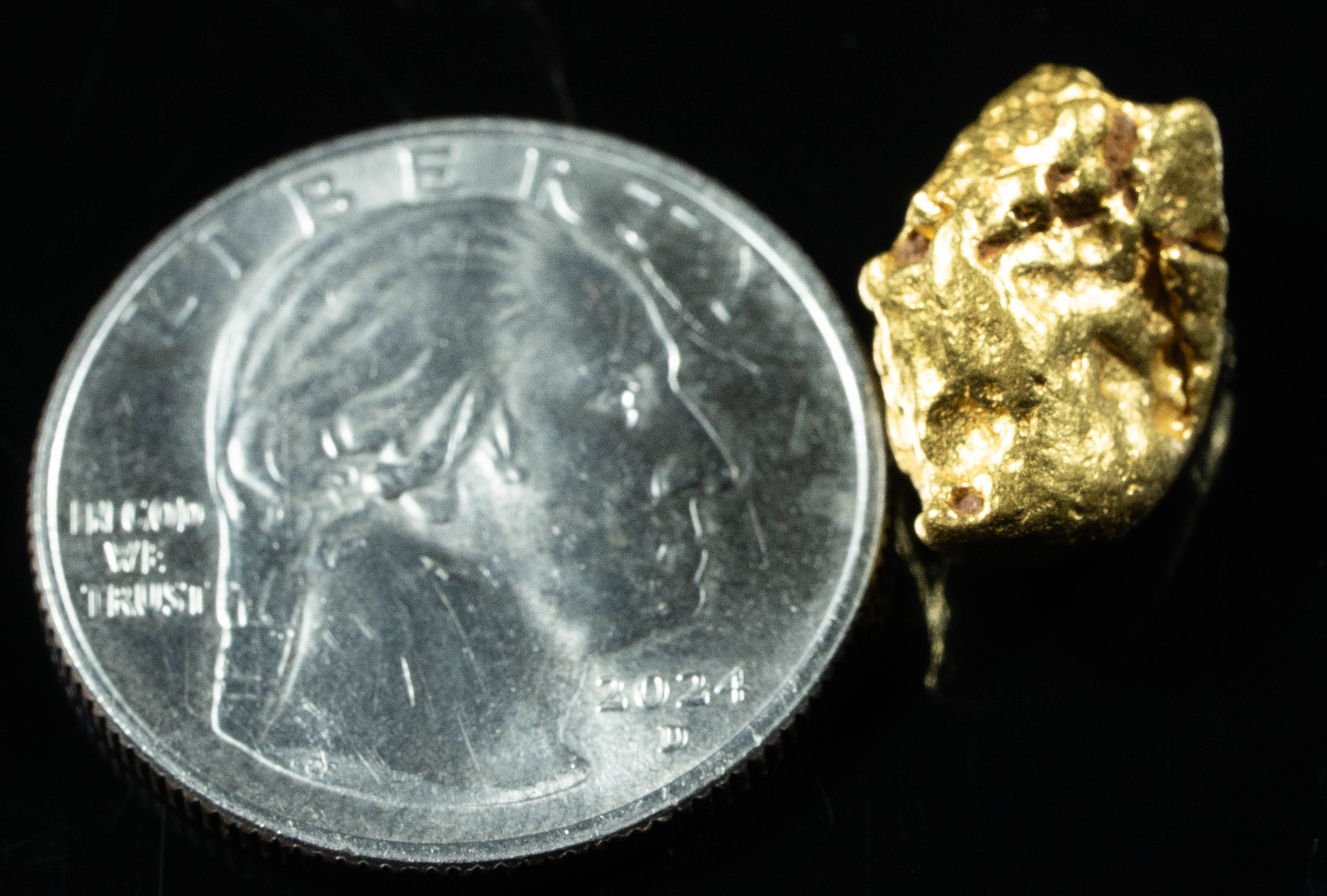 #1175 Natural Gold Nugget Australian 8.74 Grams Genuine