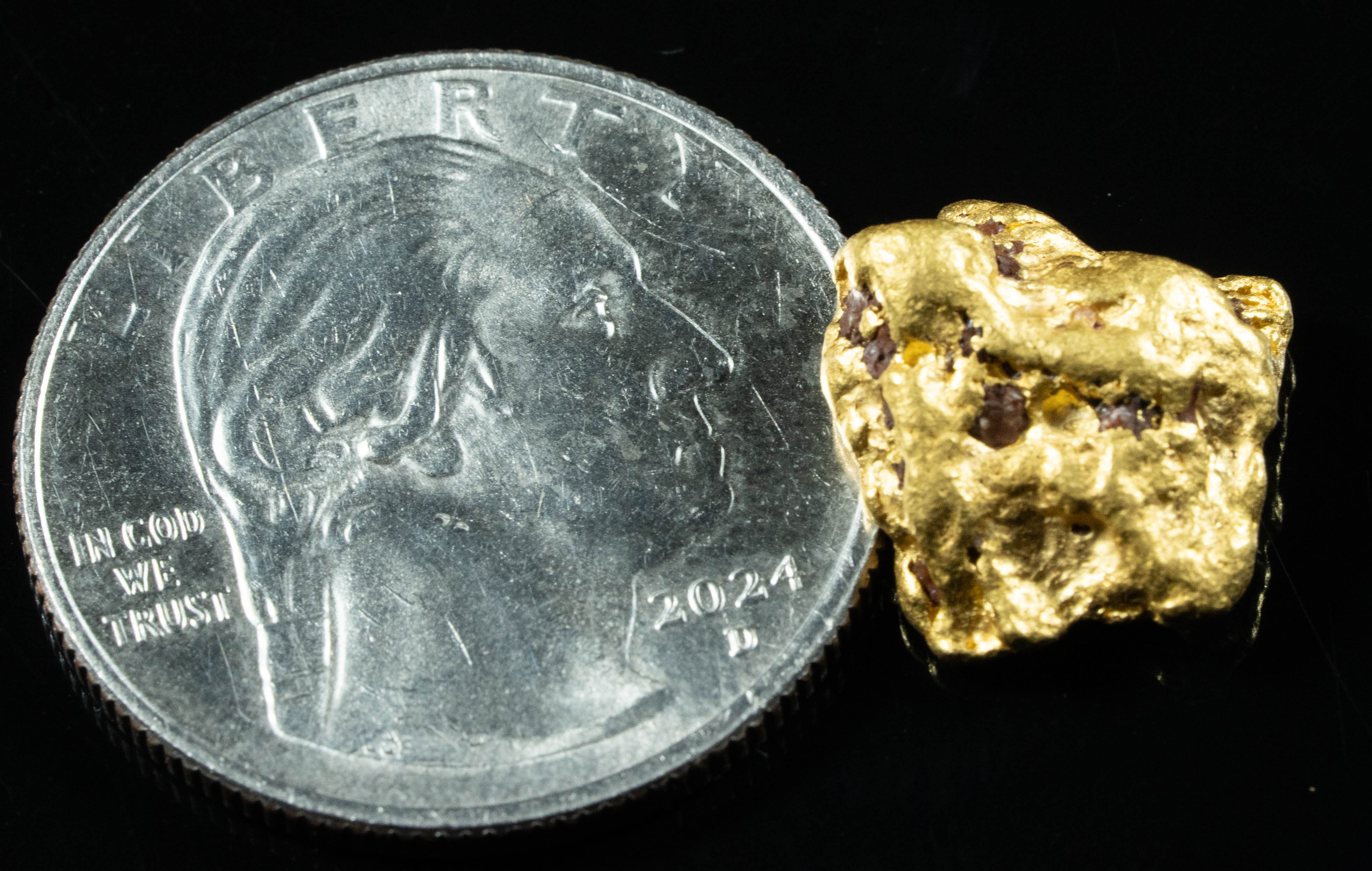 #1176 Natural Gold Nugget Australian 5.31 Grams Genuine