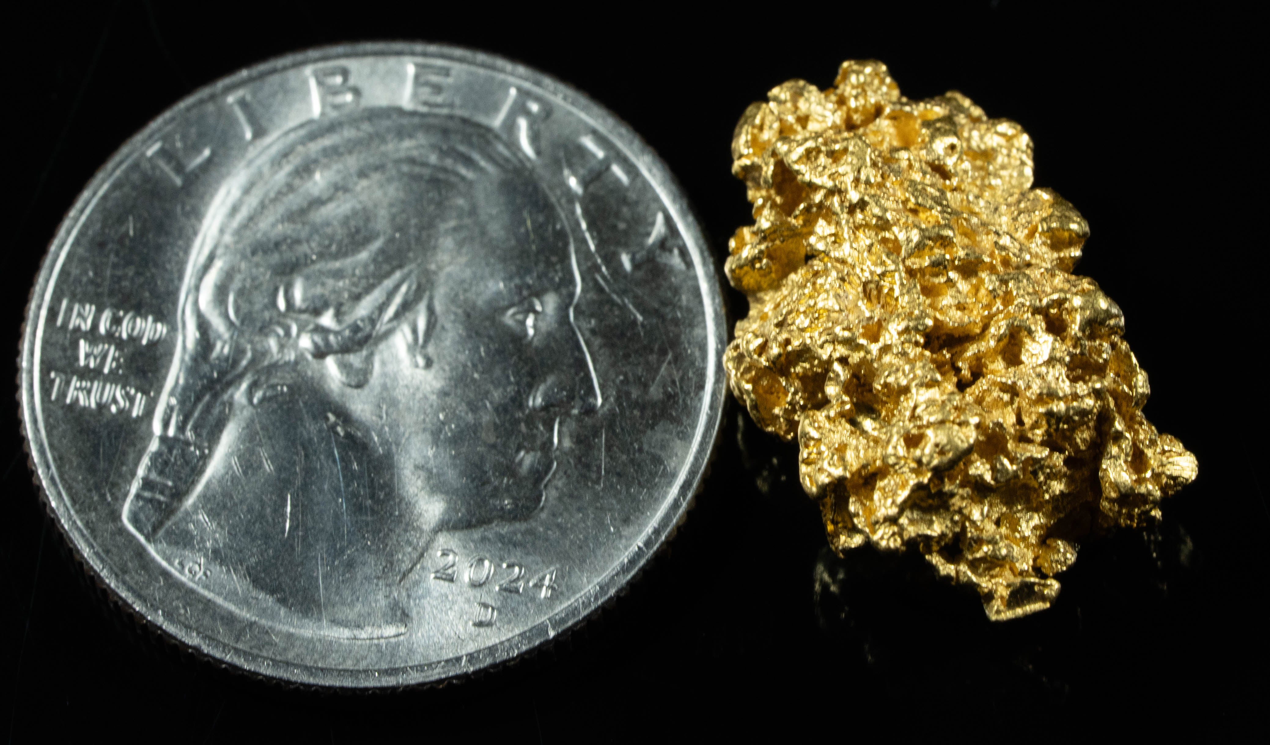 #1179 Natural Gold Nugget Australian 6.90 Grams Genuine