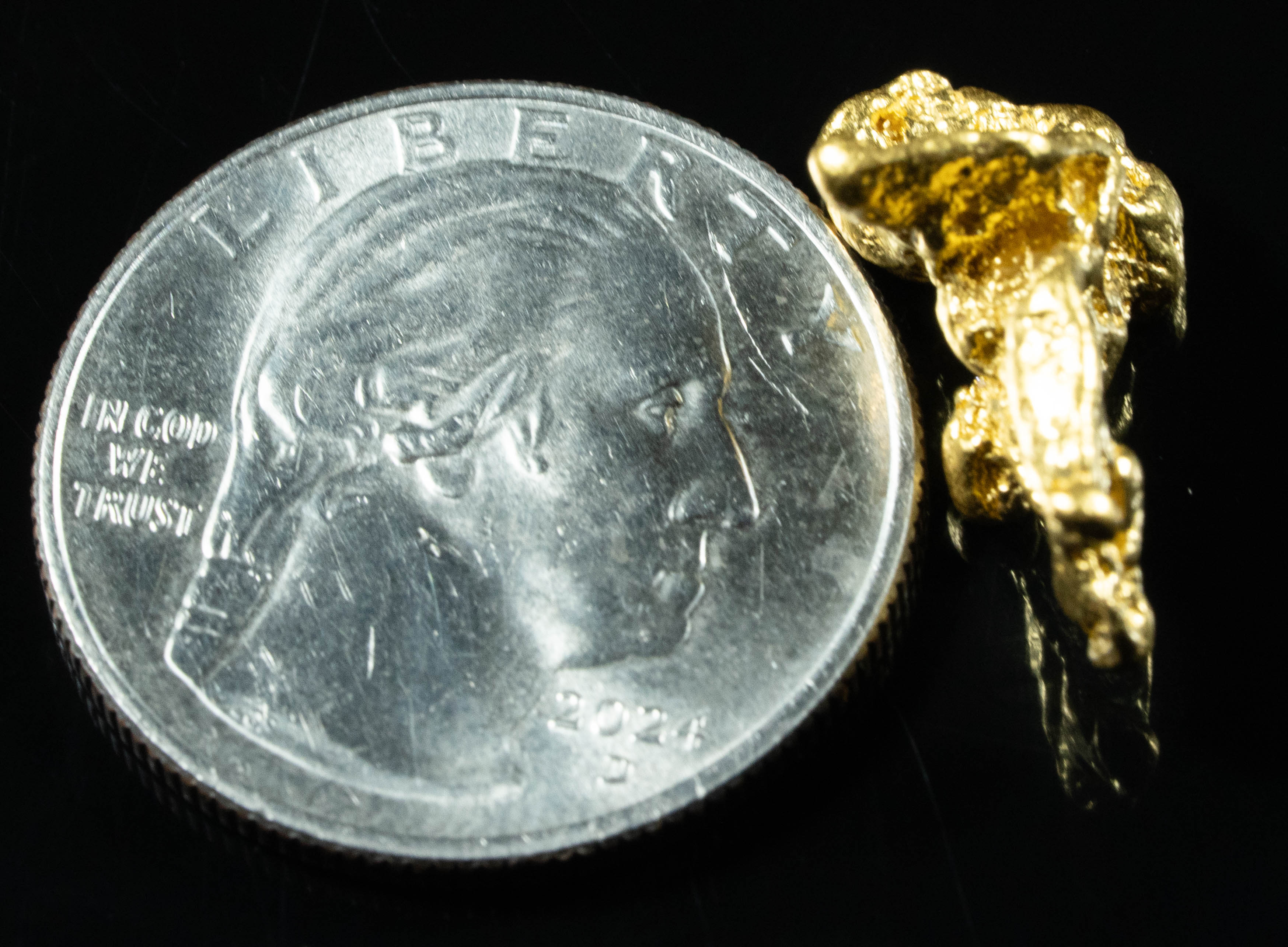 #1180 Natural Gold Nugget Australian 6.03 Grams Genuine